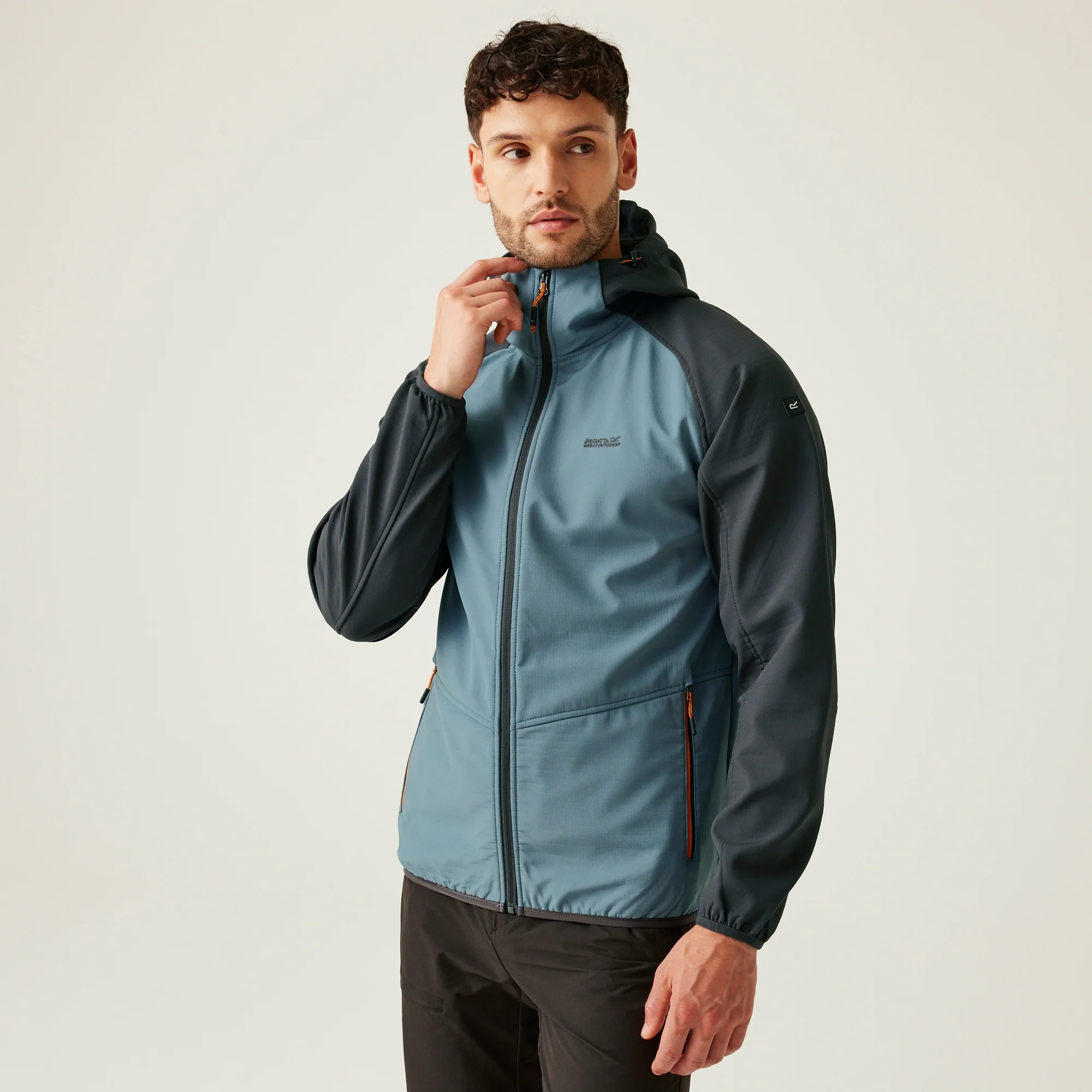 Regatta Mens Arec III Outdoor Hooded Softshell Jacket - Image 49
