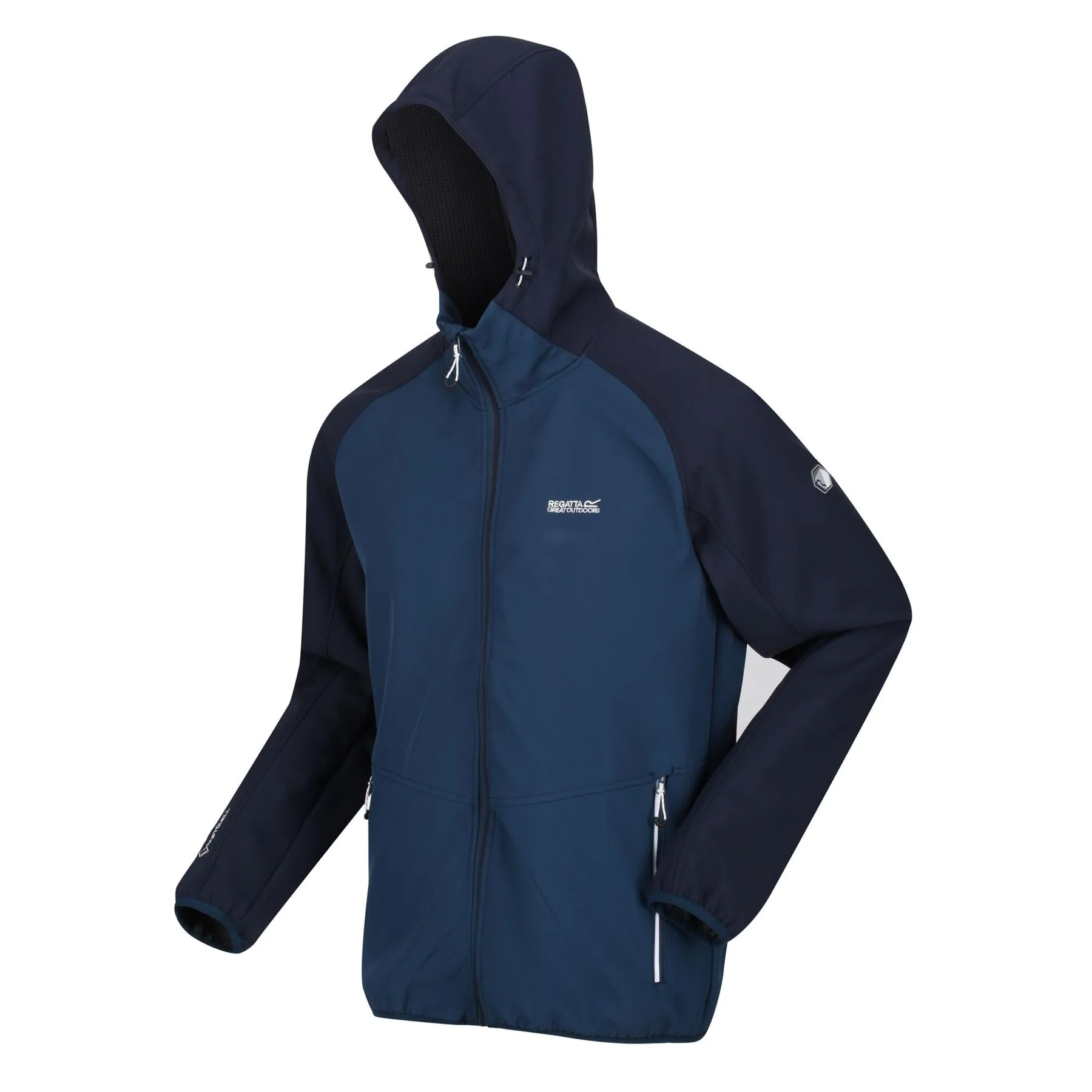 Regatta Mens Arec III Outdoor Hooded Softshell Jacket - Image 8