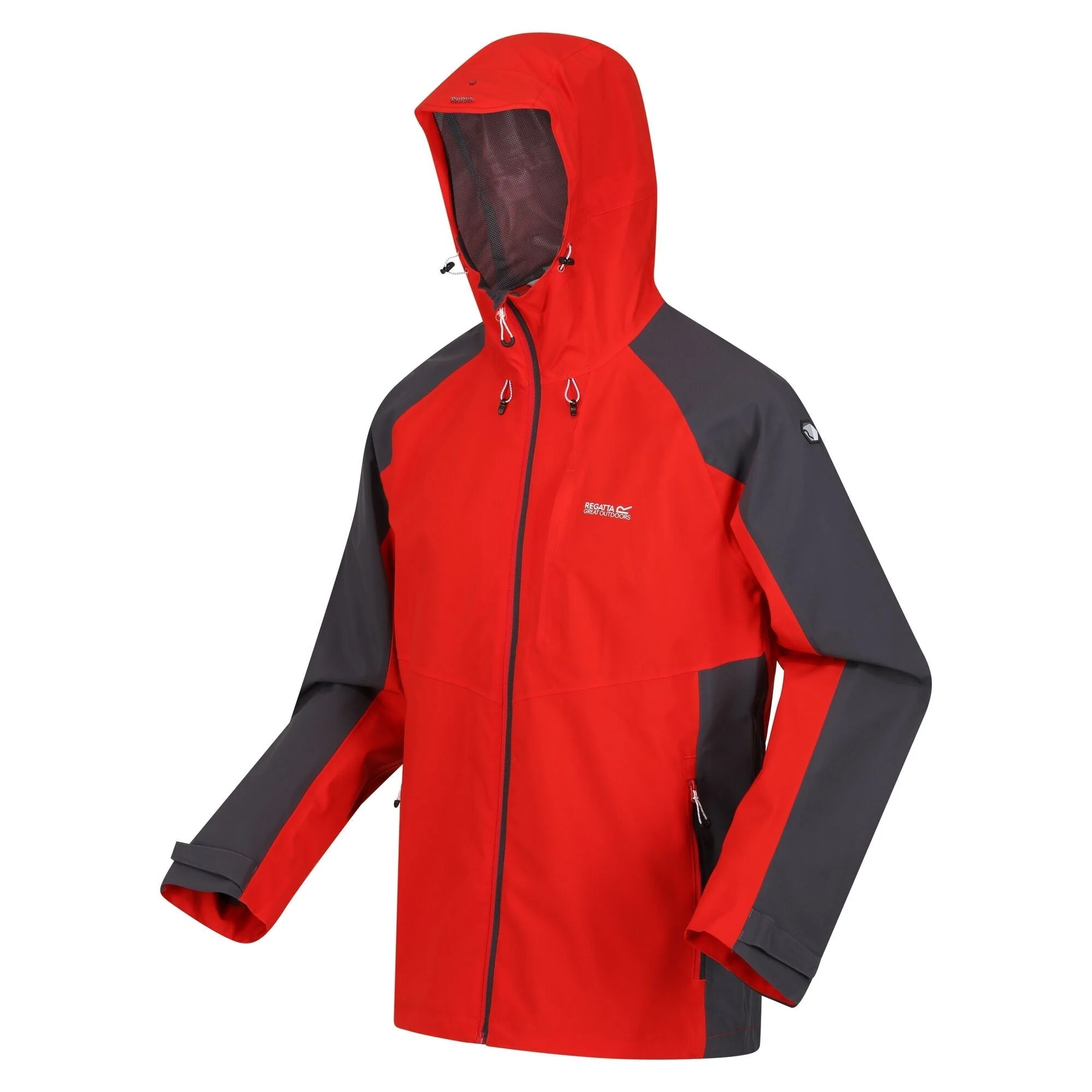 Regatta Mens Britedale Waterproof Breathable with LED Torch Jacket - Image 15