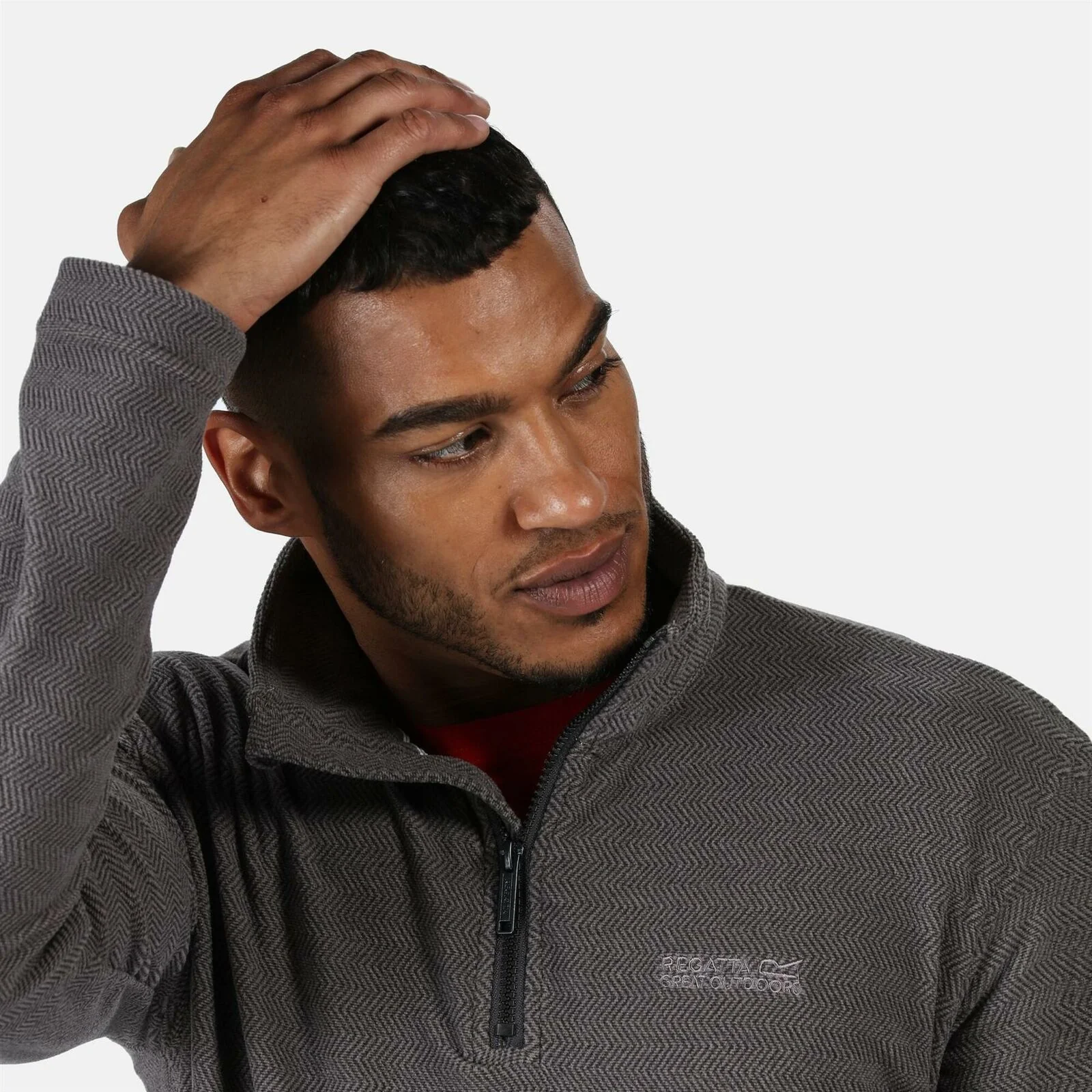Regatta Mens Elgor II Half Zip Long Sleeved Jumper Pullover - Image 12