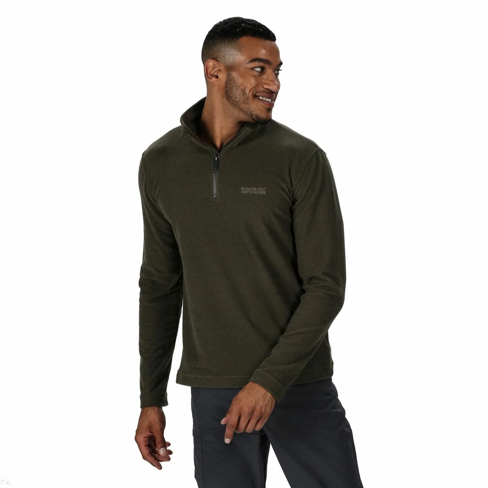 Regatta Mens Elgor II Half Zip Long Sleeved Jumper Pullover - Image 14