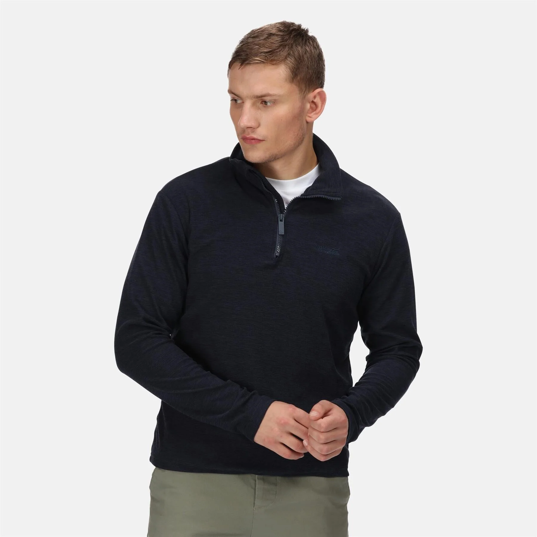 Regatta Mens Elgor II Half Zip Long Sleeved Jumper Pullover - Image 6
