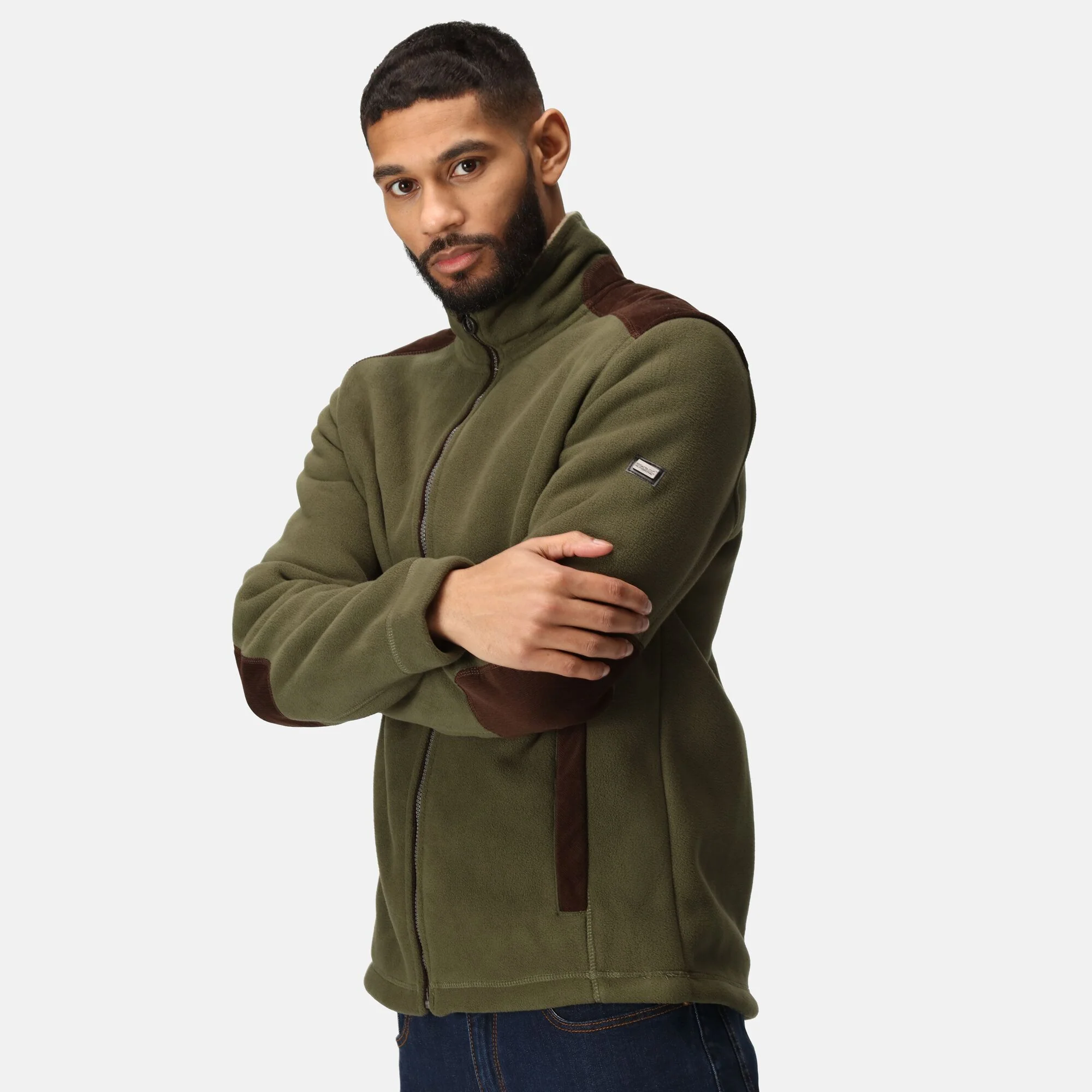 Regatta Mens Faversham Fill Zip Fleece - Image 3