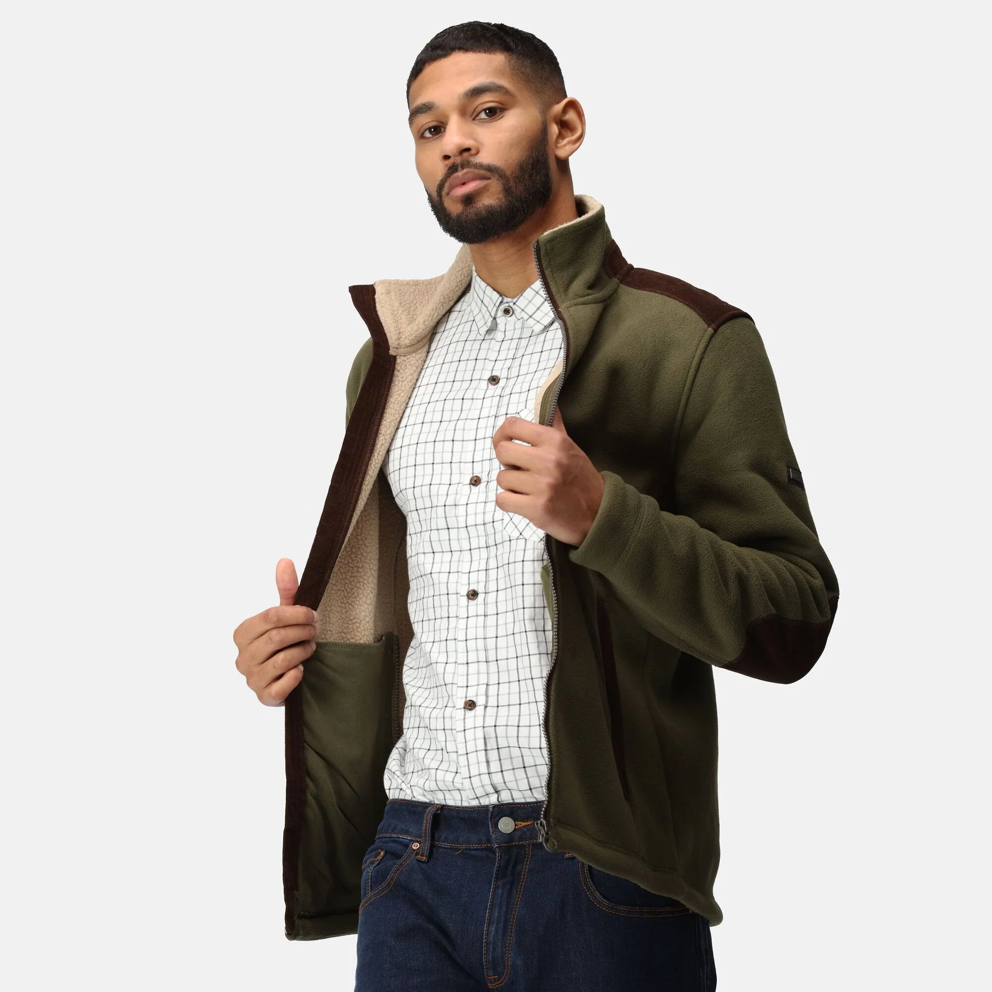 Regatta Mens Faversham Fill Zip Fleece - Image 4