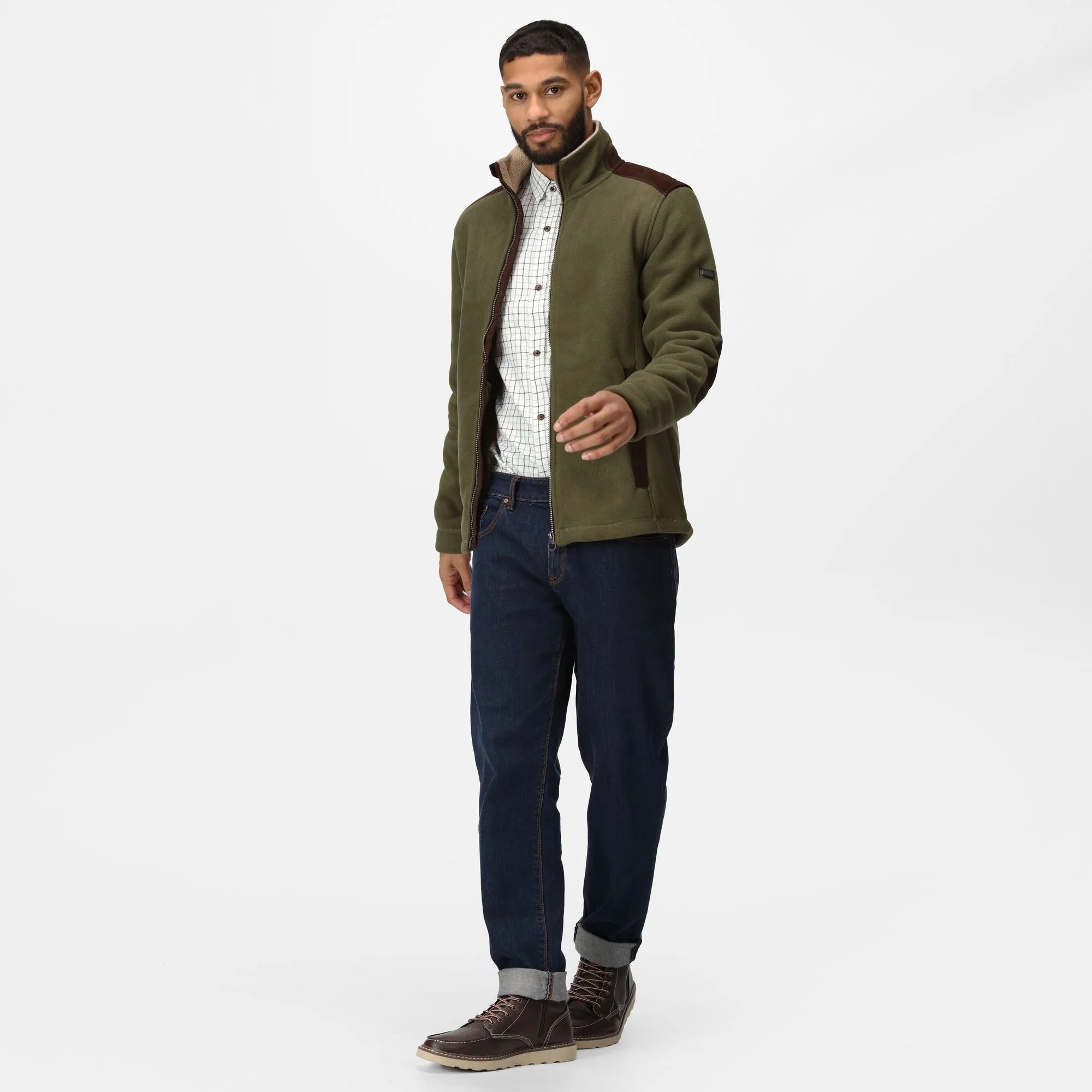 Regatta Mens Faversham Fill Zip Fleece - Image 7