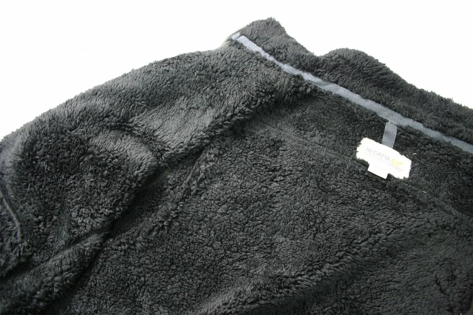 Regatta Mens Fleece Grove Full Zip Heavyweight Fur Lined Fleece Jacket 2 Pockets - Image 4