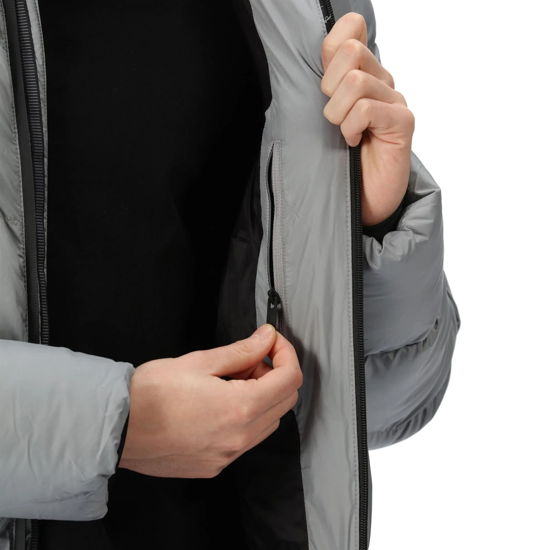 Regatta Mens Hallin Water Repellent Hooded Quilted Coat - Image 13