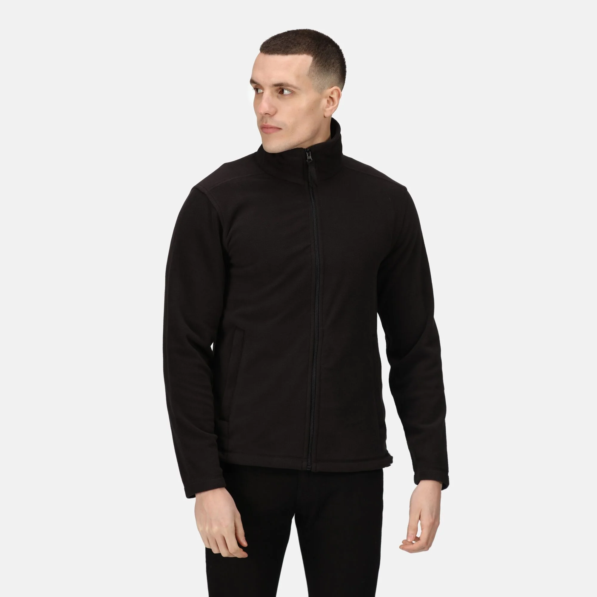 Regatta Mens Micro Full Zip Lightweight Fleece Jacket Top - Image 2
