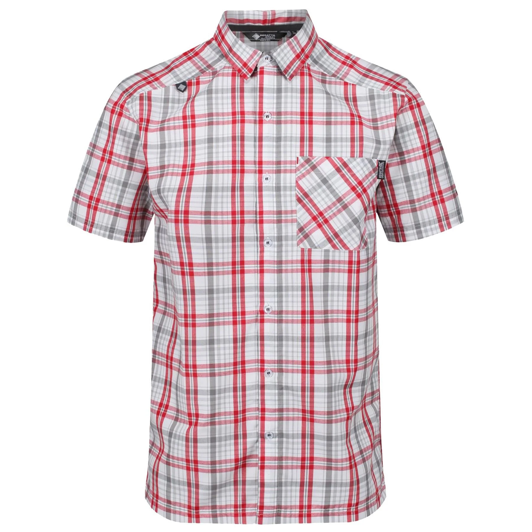 Regatta Mens Mindano V Check Short Sleeve Shirt - Image 13