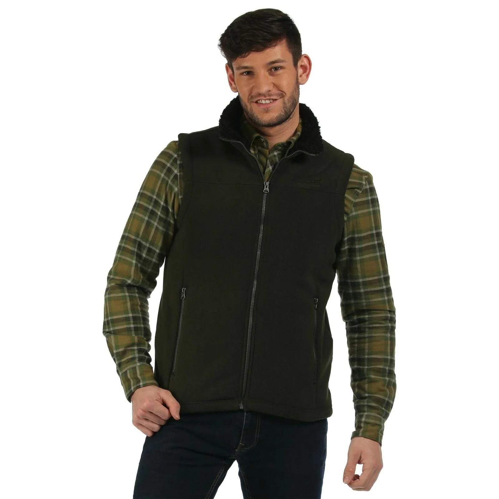 Regatta Mens Rafferty Fleece Full Zip Body warmer Walking Gilet Vest - Image 2