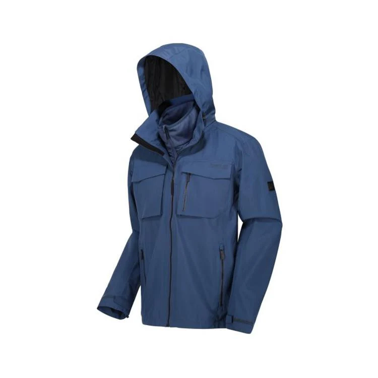 Regatta Mens Shrigley 3 In 1 Waterproof Insulated Hooded Jacket - Image 2