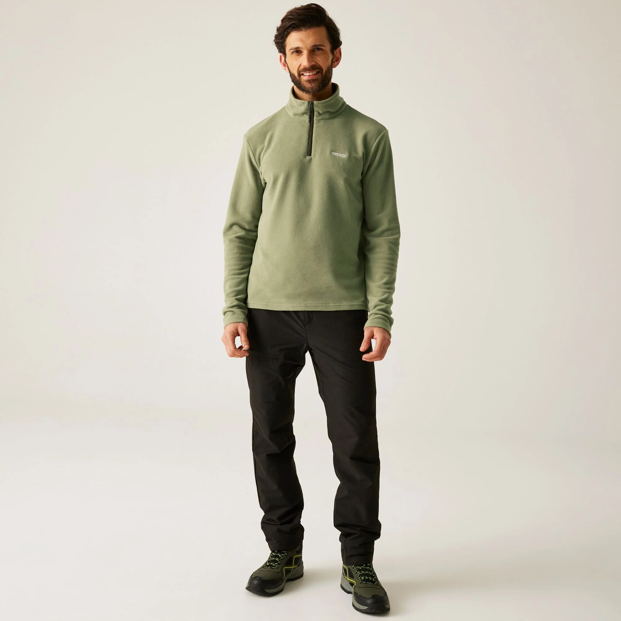 Regatta Mens Thompson Half Zip Light Micro Fleece