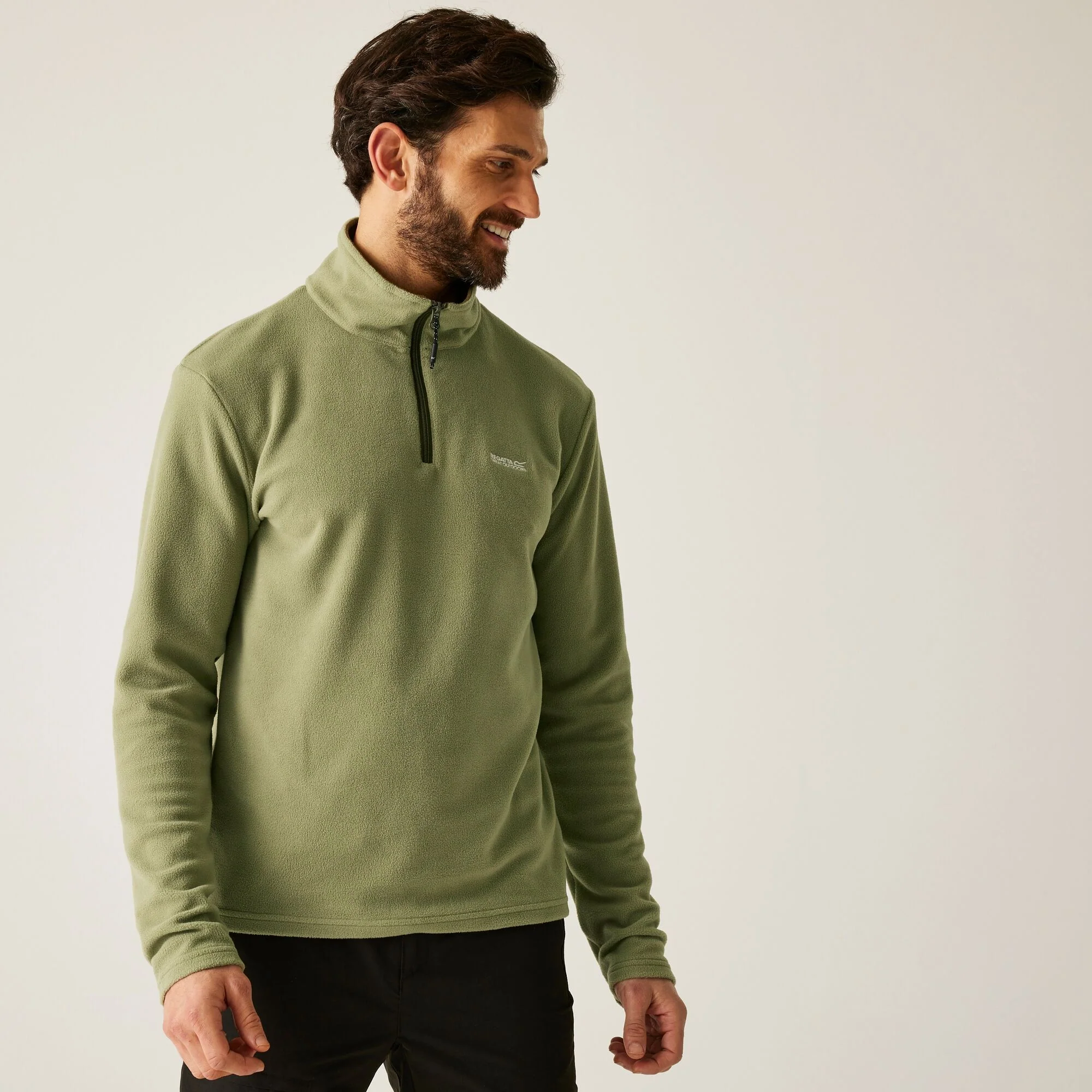 Regatta Mens Thompson Half Zip Light Micro Fleece - Image 2