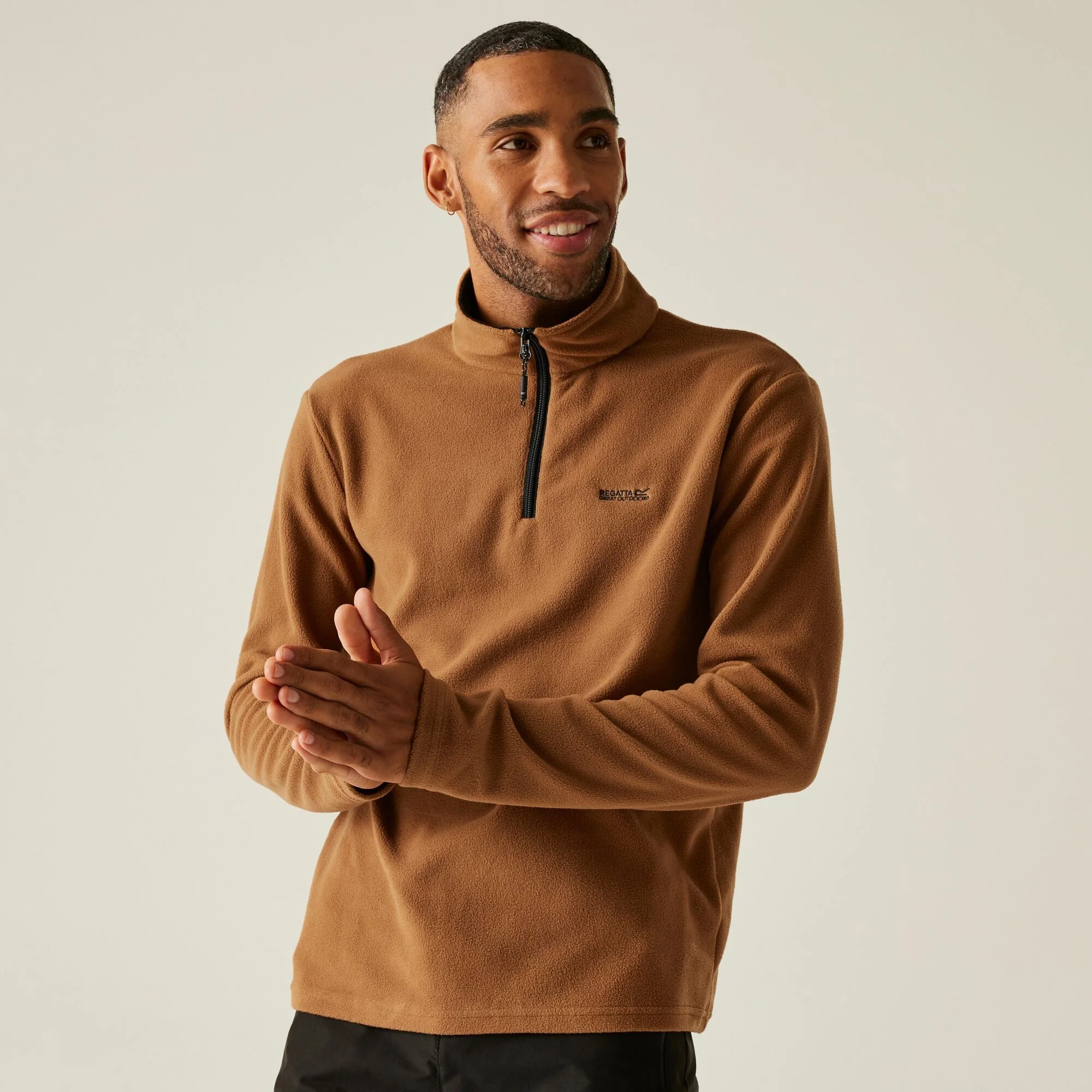Regatta Mens Thompson Half Zip Light Micro Fleece - Image 9