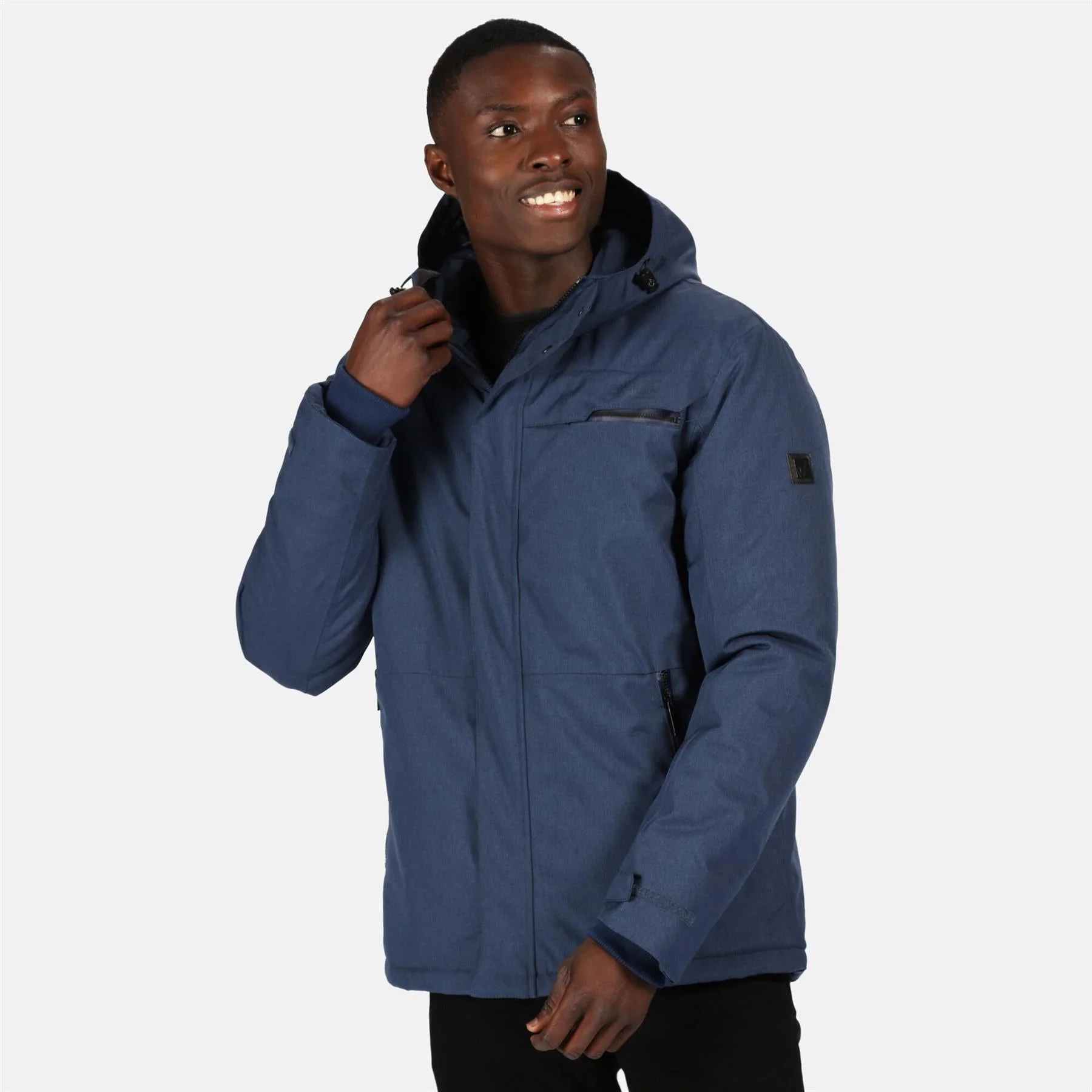 Regatta Mens Volter Shield II Heated Insulated Hooded Waterproof Jacket Coat - Image 4