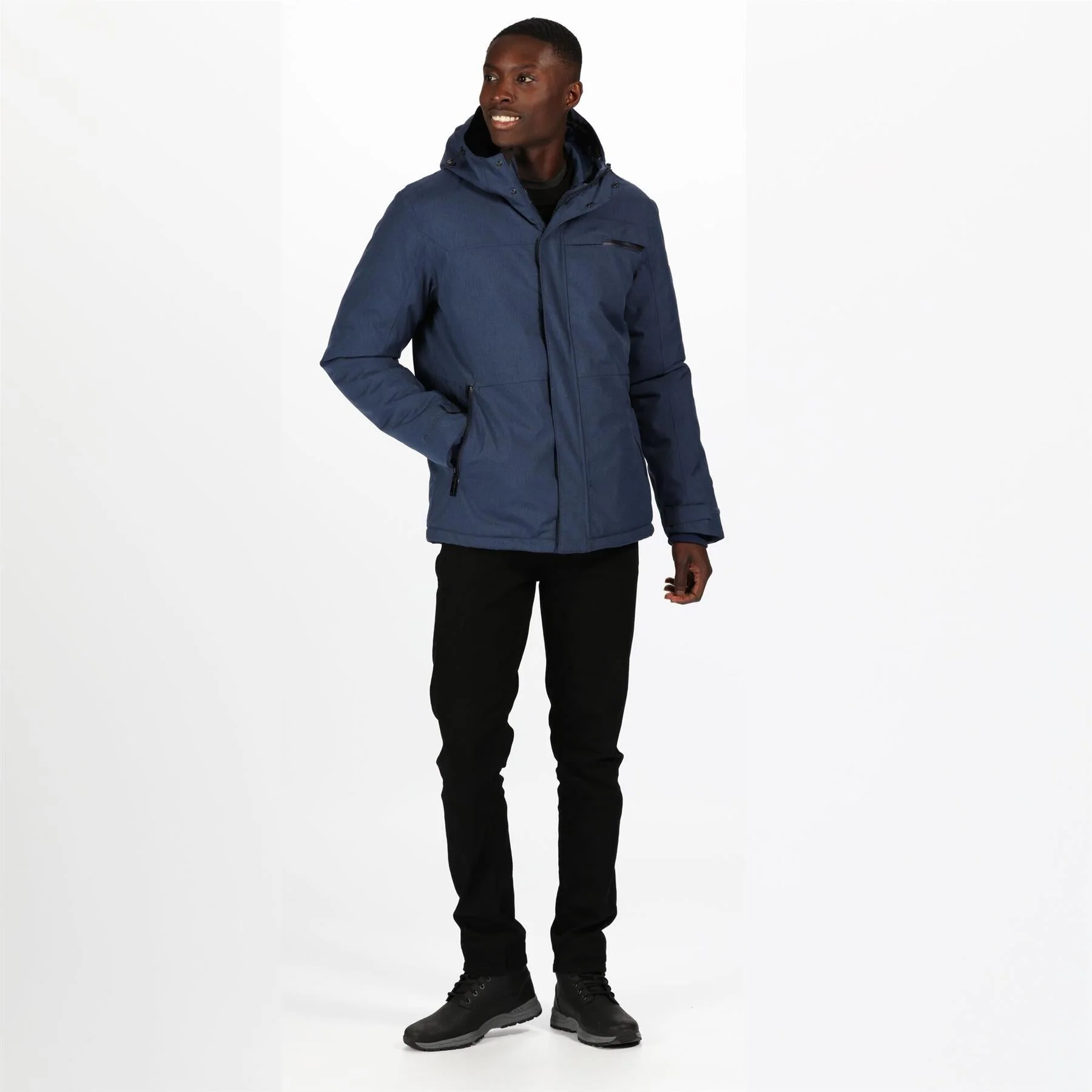 Regatta Mens Volter Shield II Heated Insulated Hooded Waterproof Jacket Coat - Image 6