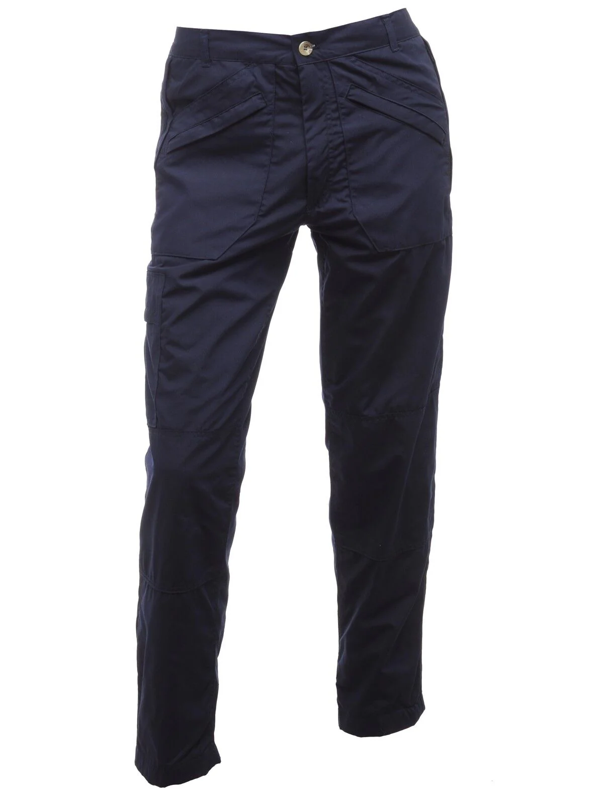 Regatta Mens Warm Fleece Lined Action Trousers Navy - Image 2