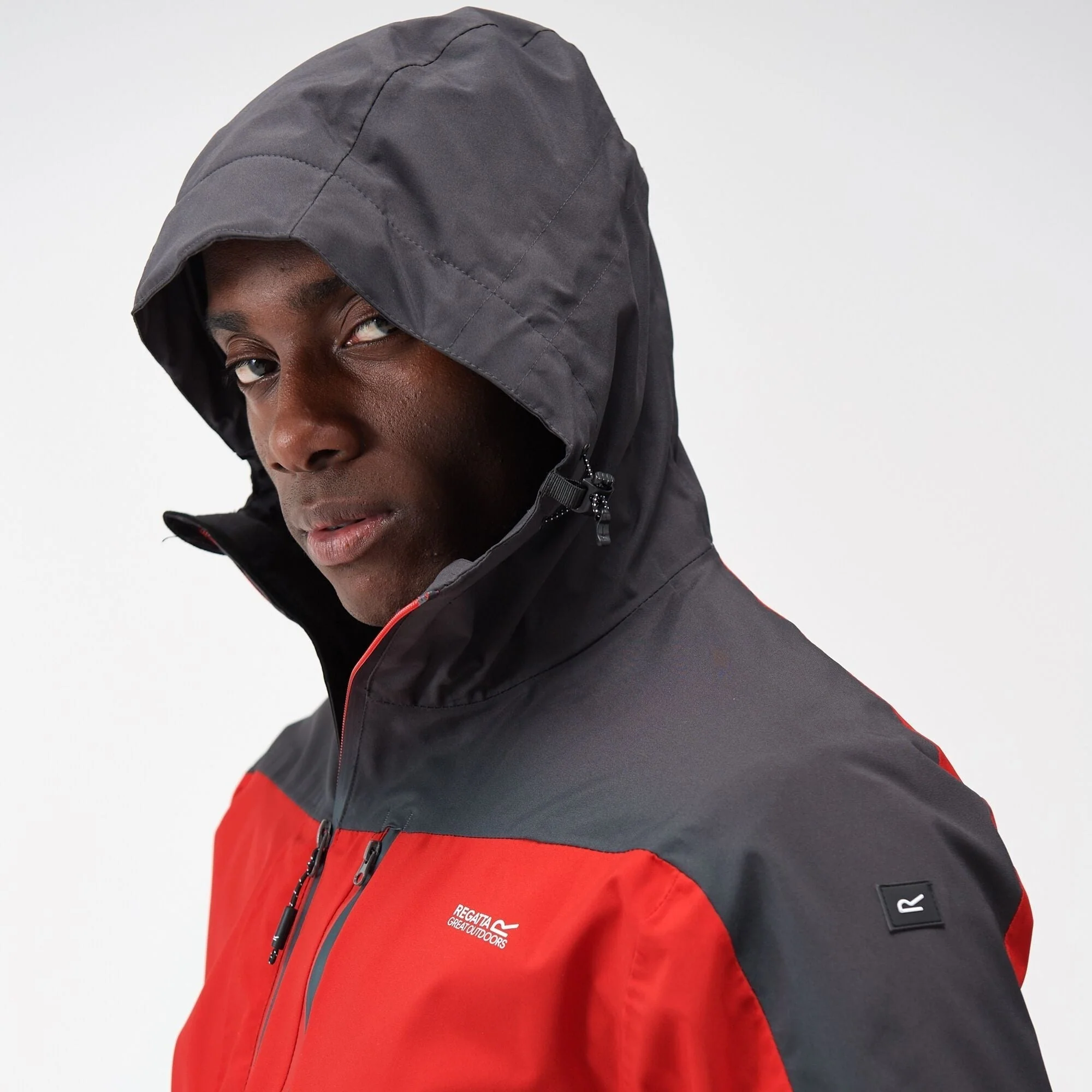 Regatta Men's Wentwood VIII 3-In-1 Waterproof Jacket Danger Red - Image 8