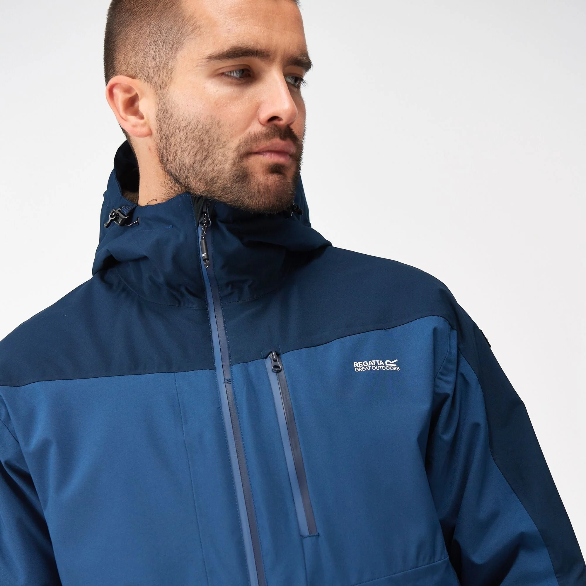 Regatta Men's Wentwood VIII 3-In-1 Waterproof Jacket Navy - Image 7