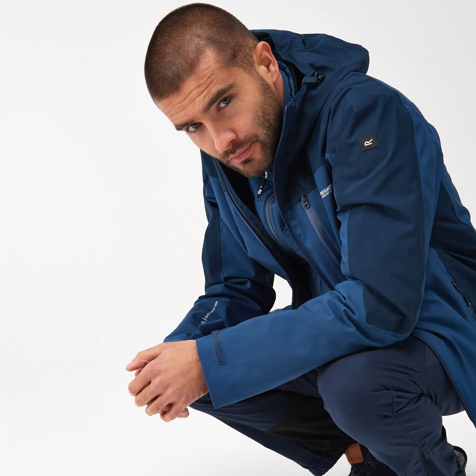 Regatta Men's Wentwood VIII 3-In-1 Waterproof Jacket Navy - Image 8