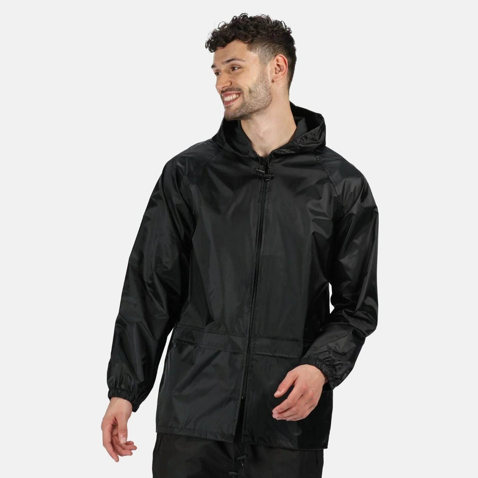 Regatta Mens & Womens Stormbreak Waterproof Hooded Rain Coat - Image 4