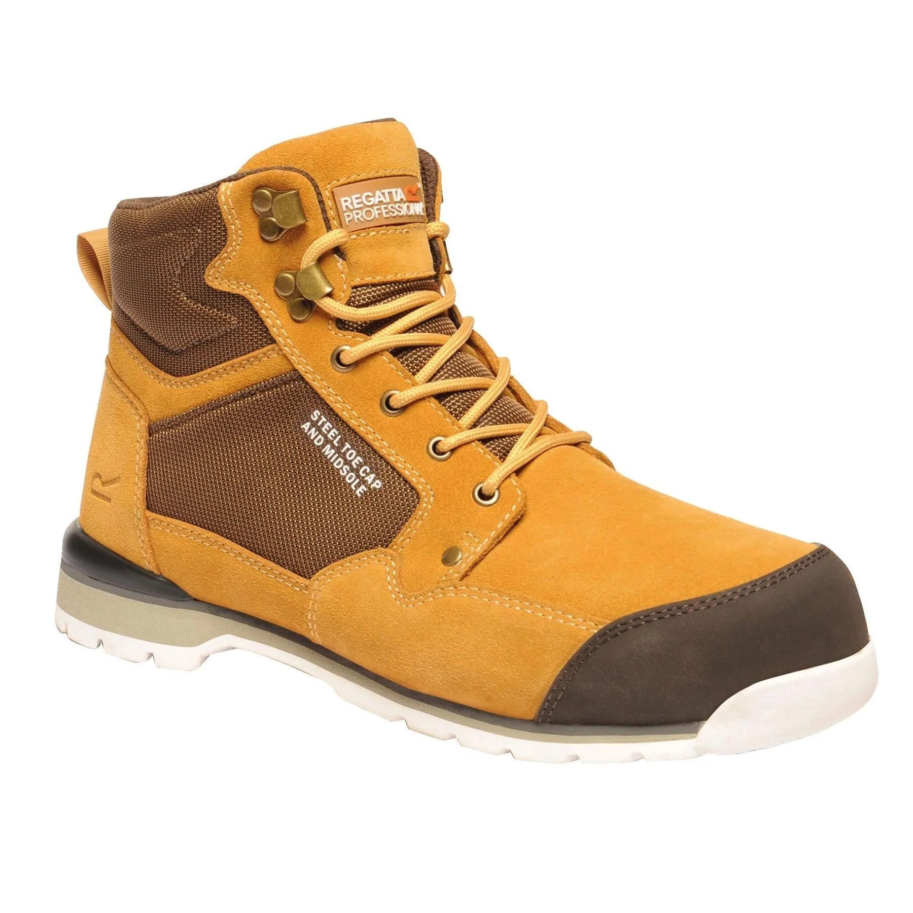 Regatta Mens Work Safety Protective Shoes Steel Toe Boots Workwear - Image 6