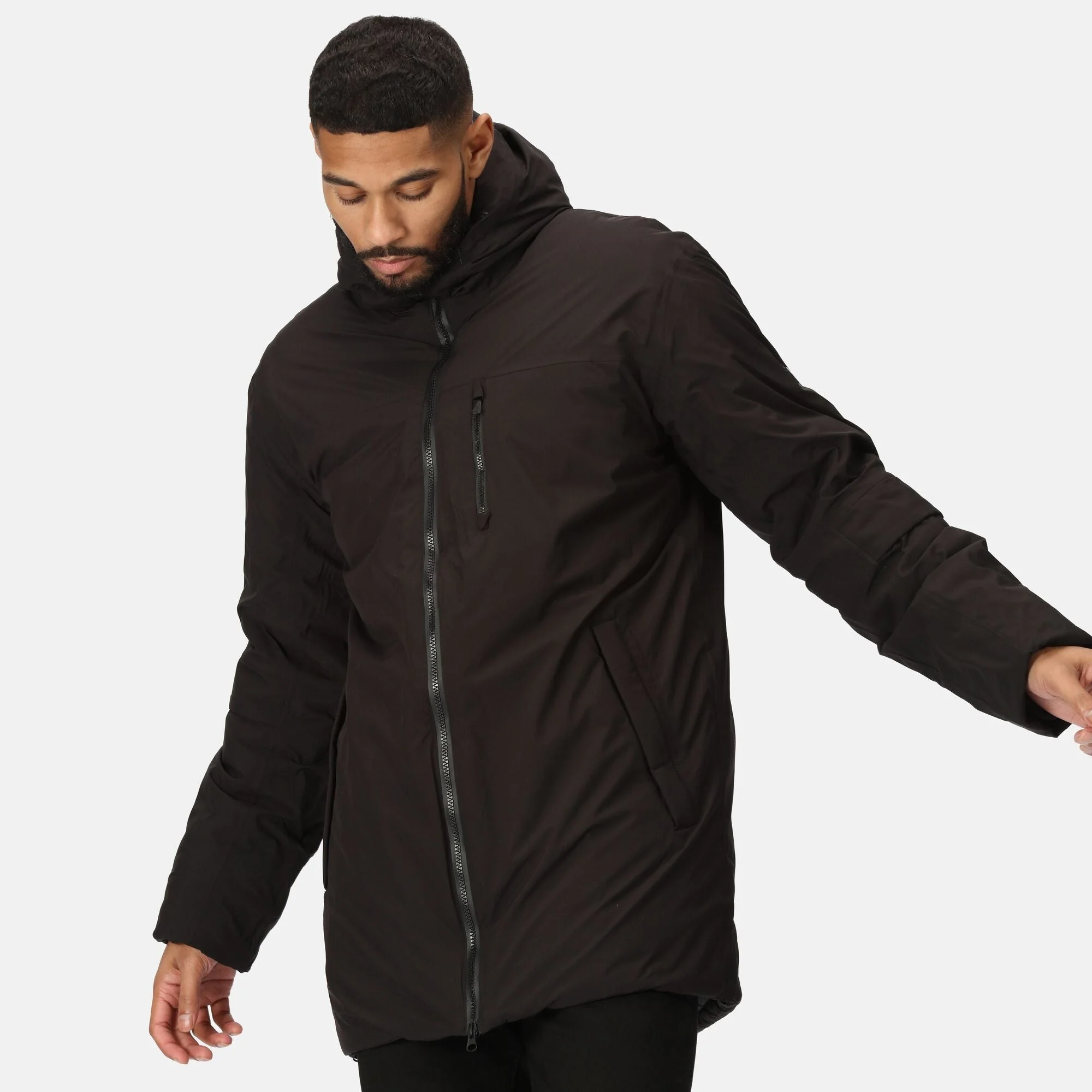 Regatta Men's Yewbank II Parka Jacket | Black - Image 3
