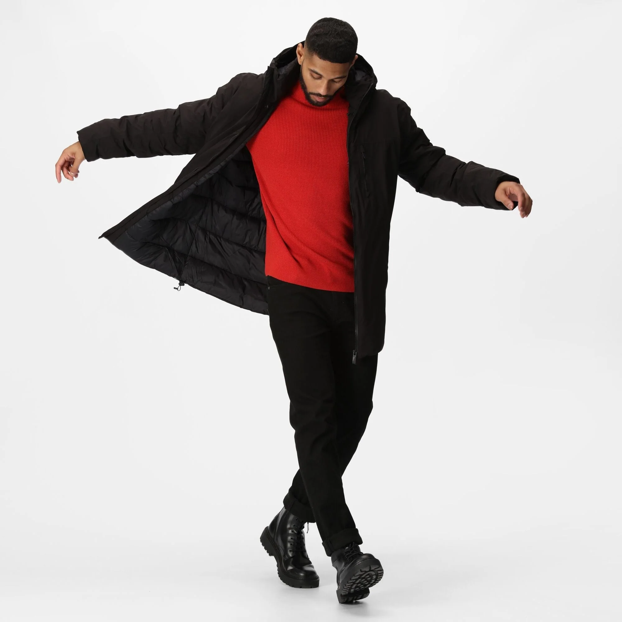 Regatta Men's Yewbank II Parka Jacket | Black - Image 5