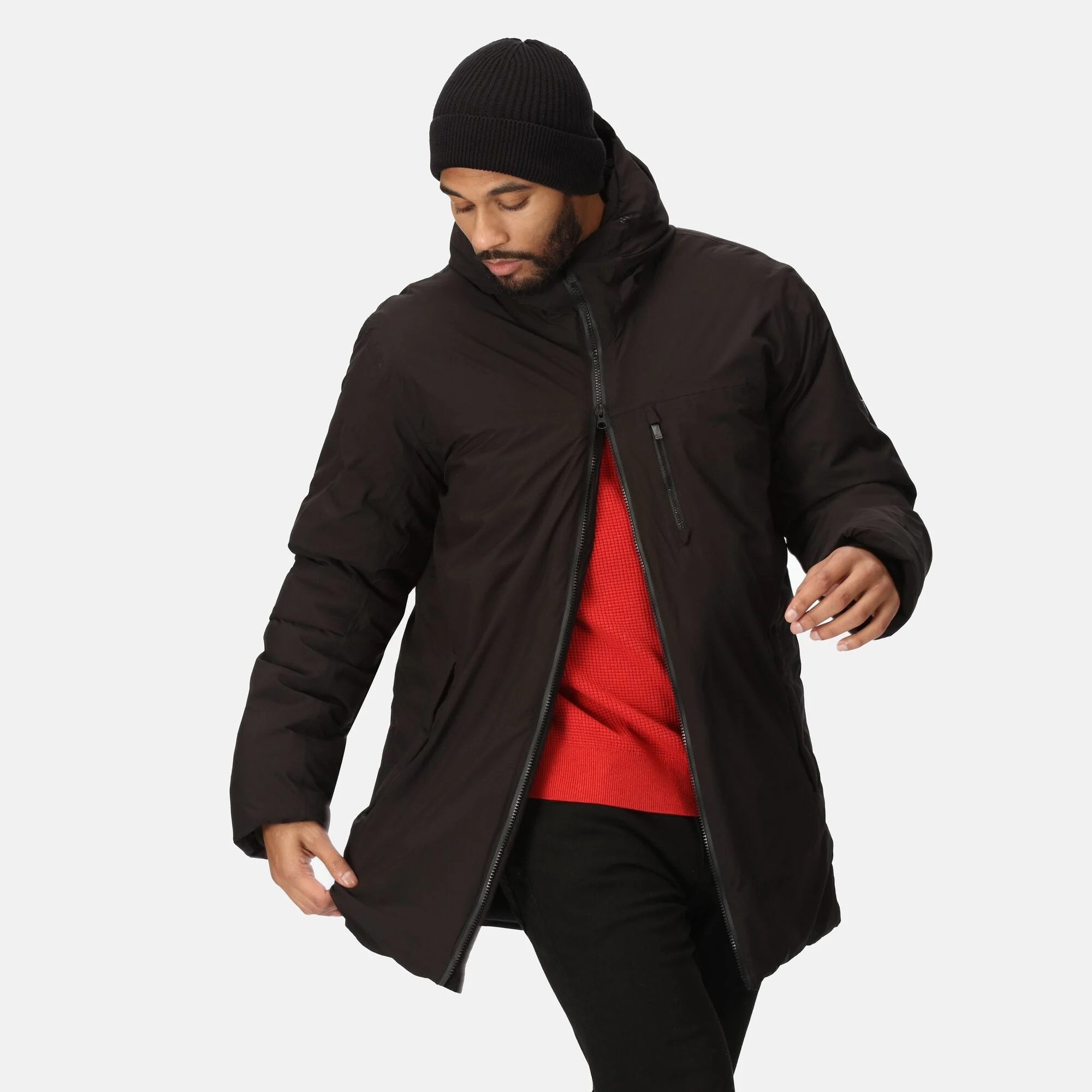 Regatta Men's Yewbank II Parka Jacket | Black - Image 6