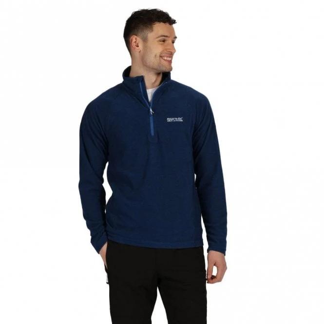 Regatta Montes Mens Half Zip Fleece Lightweight Jumper Pullover - Image 4