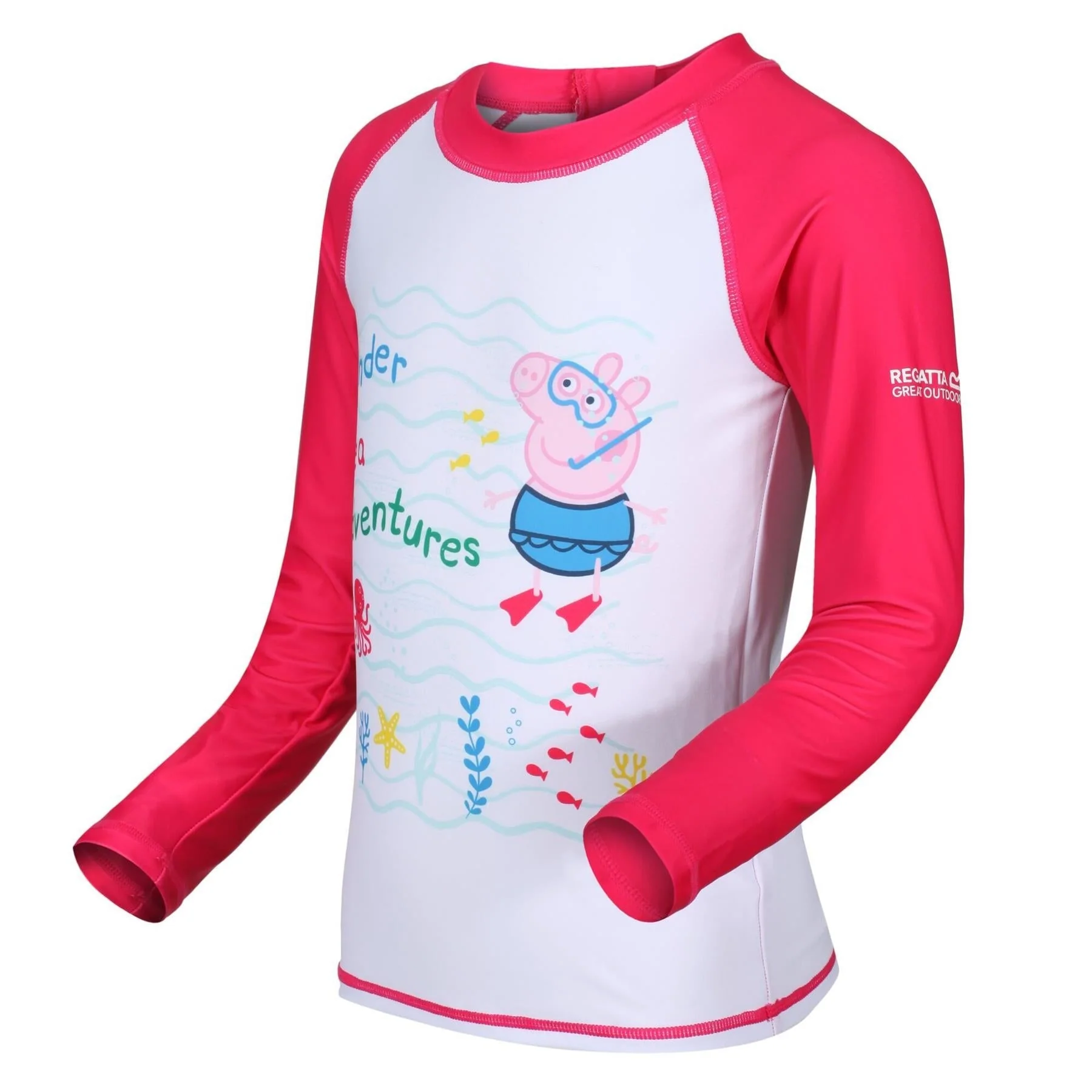 Regatta Peppa Pig Kids Long Sleeve Swimming Swimsuit Rash Suit - Image 10