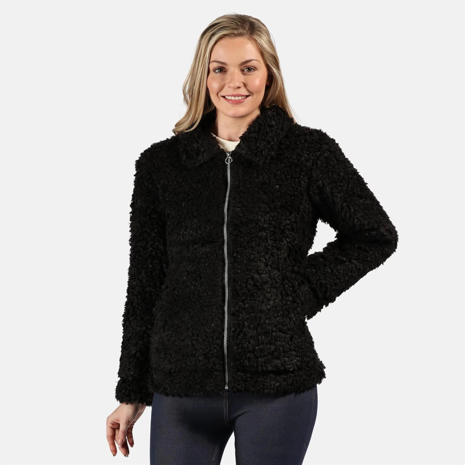 Regatta Womens Akasha Full Zip Fluffy Fleece - Image 2