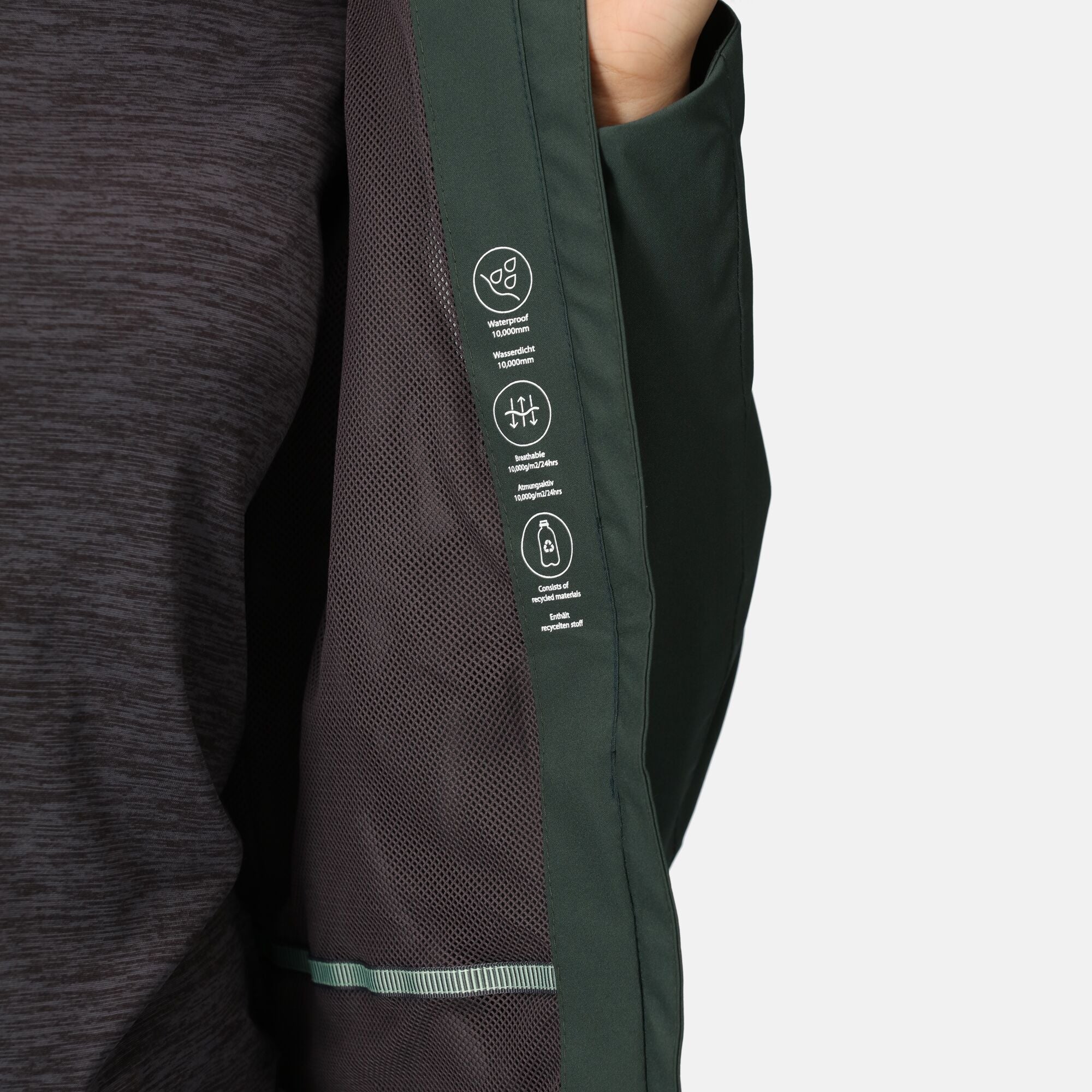 Regatta Women's Birchdale Waterproof Jacket | Darkest Spruce - Image 4