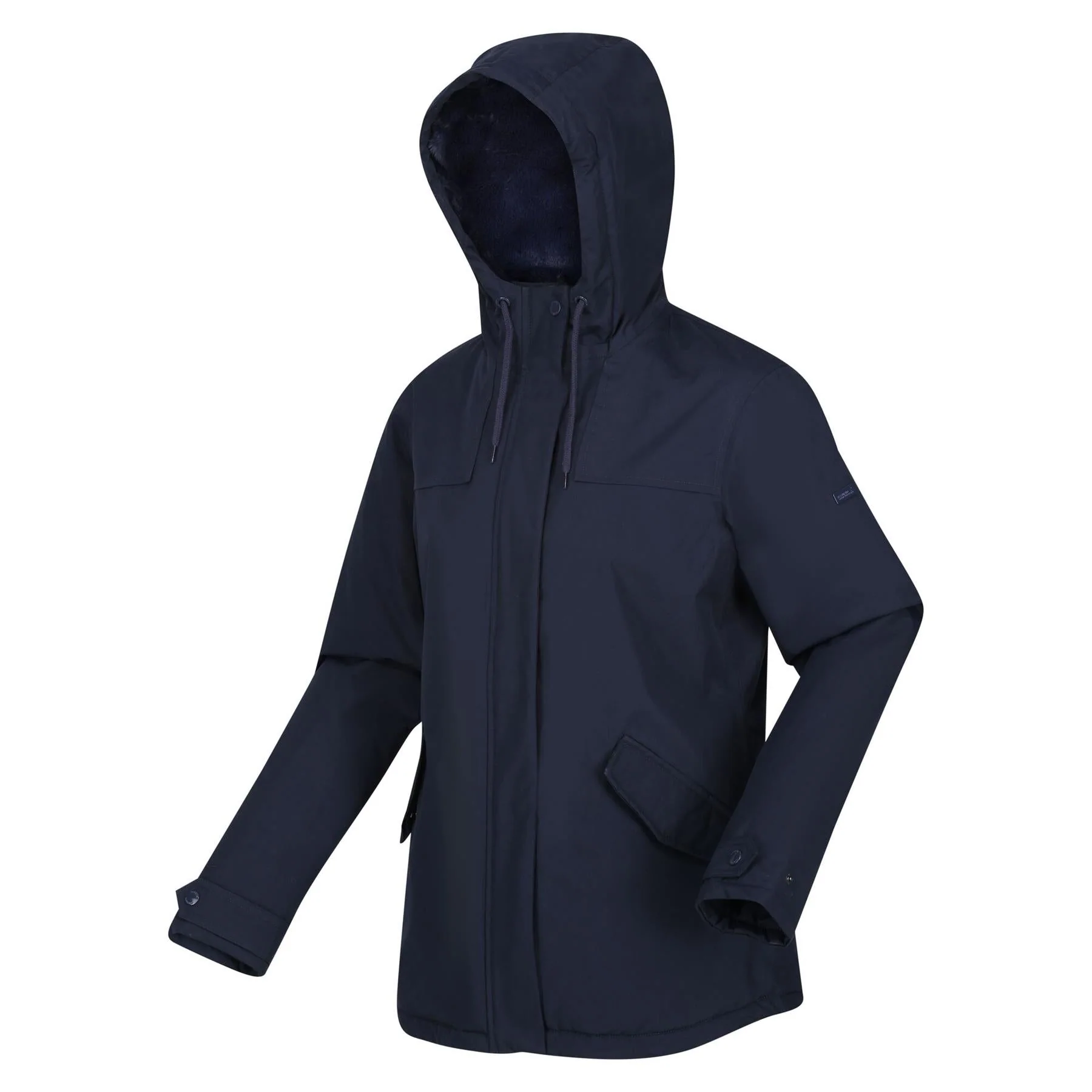 Regatta Womens Bria Fur Lined Waterproof Hooded Insulated Jacket - Image 7