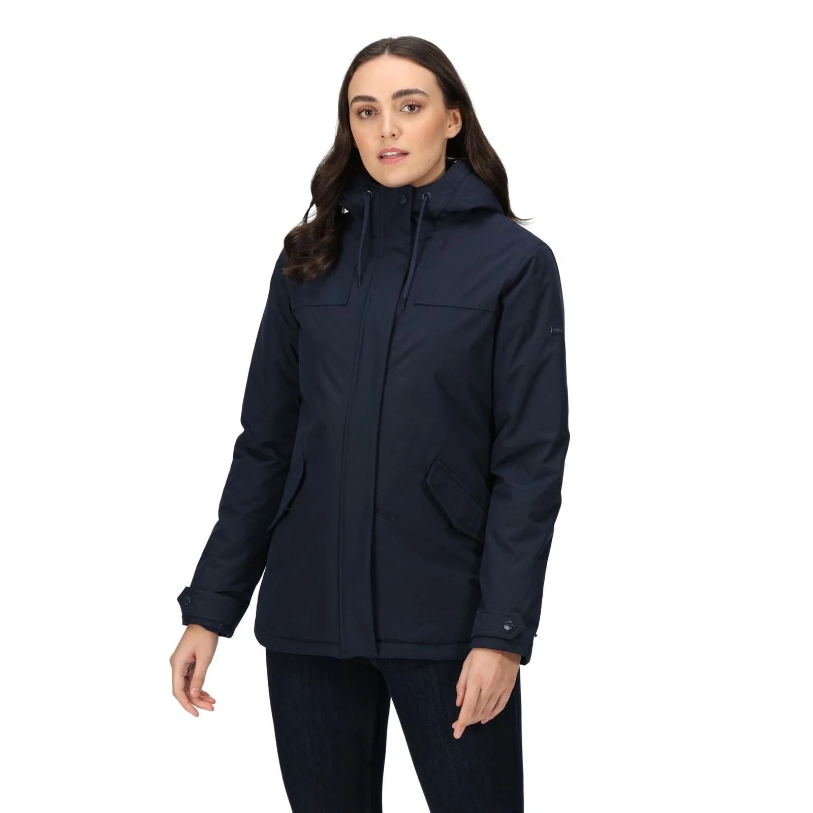 Regatta Womens Bria Fur Lined Waterproof Hooded Insulated Jacket - Image 8
