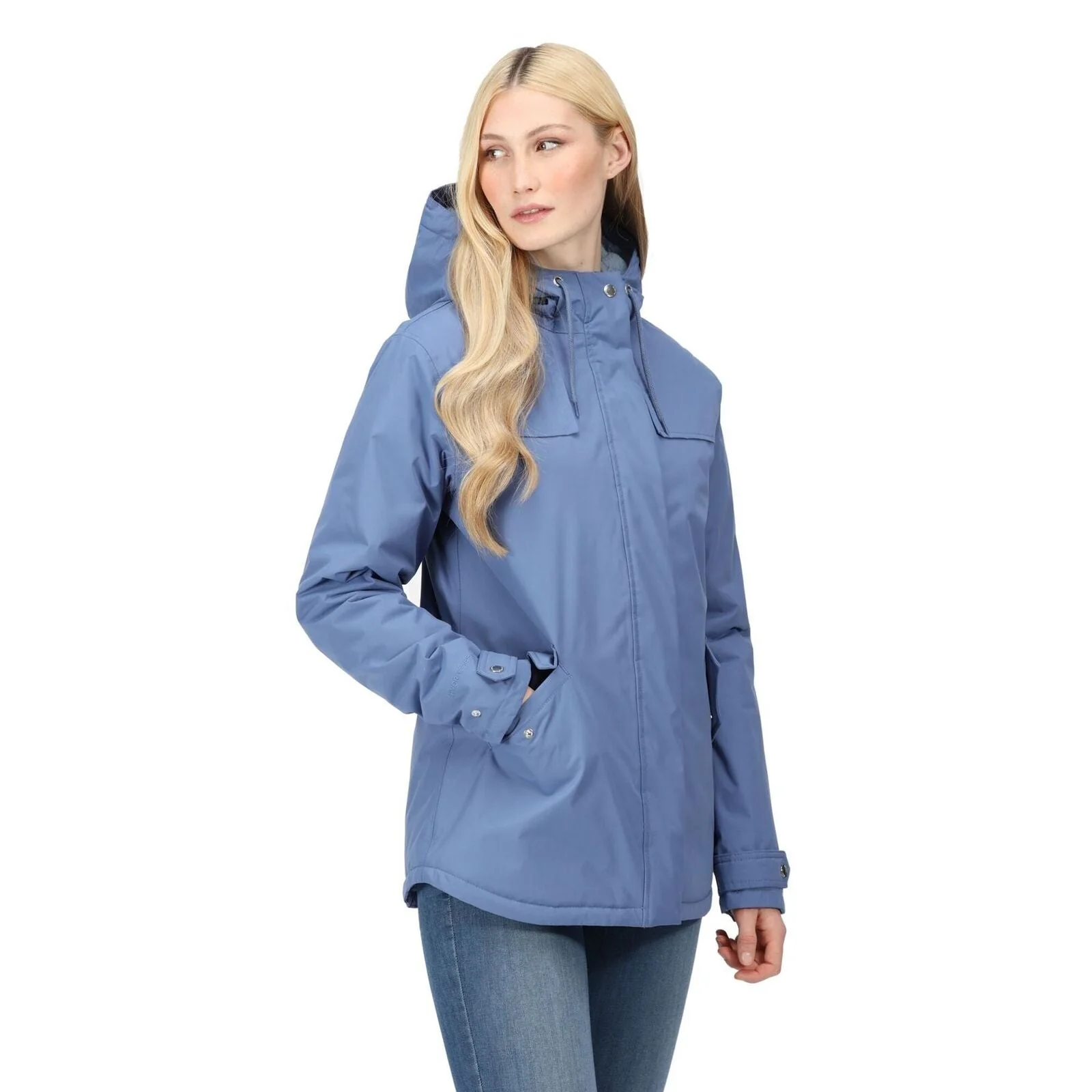 Regatta Womens Bria Fur Lined Waterproof Hooded Insulated Jacket - Image 9