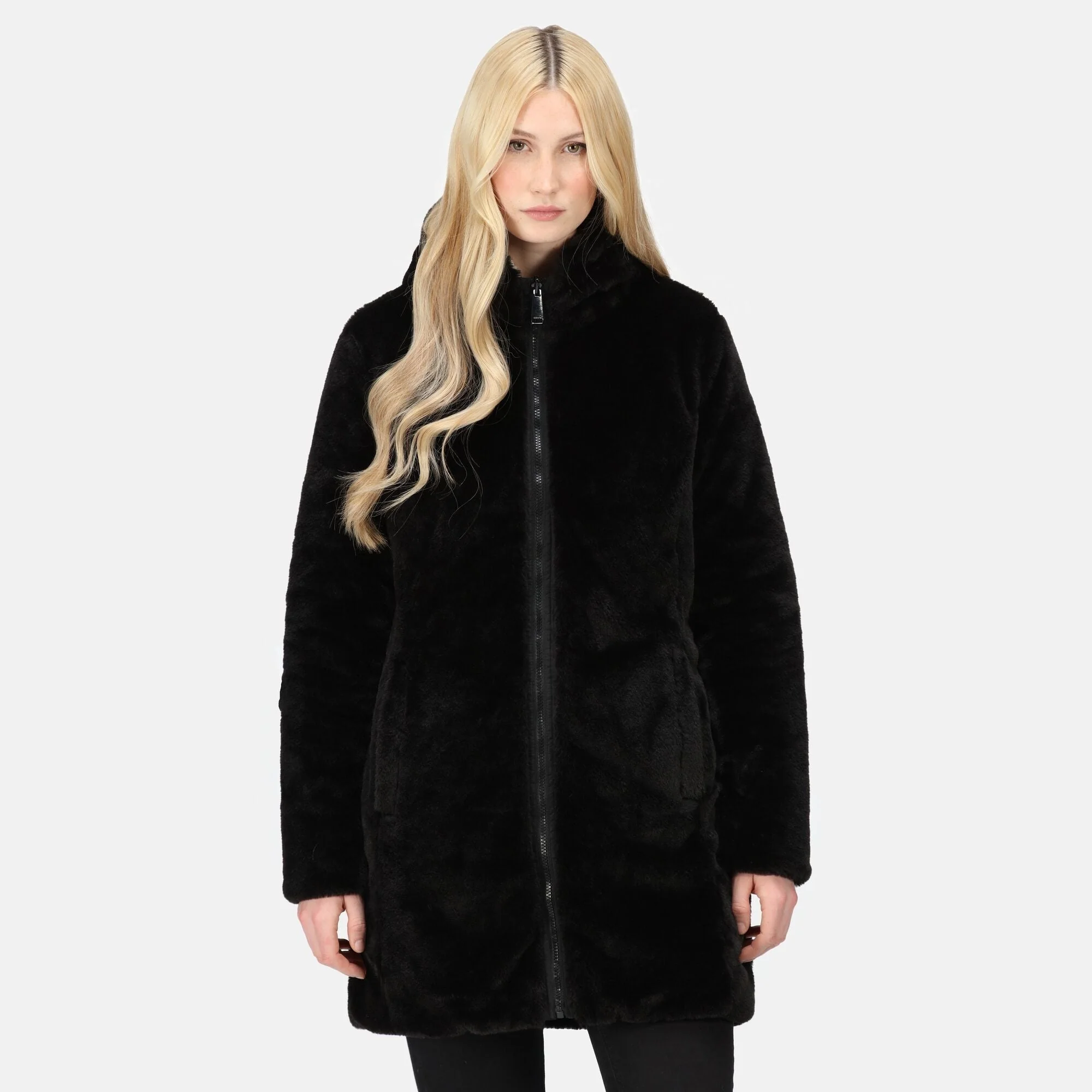 Regatta Women's Caileigh Reversible Parka Jacket - Black - Image 4