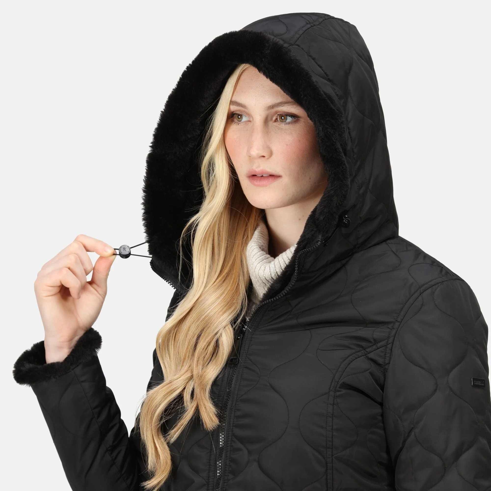 Regatta Women's Caileigh Reversible Parka Jacket - Black - Image 8
