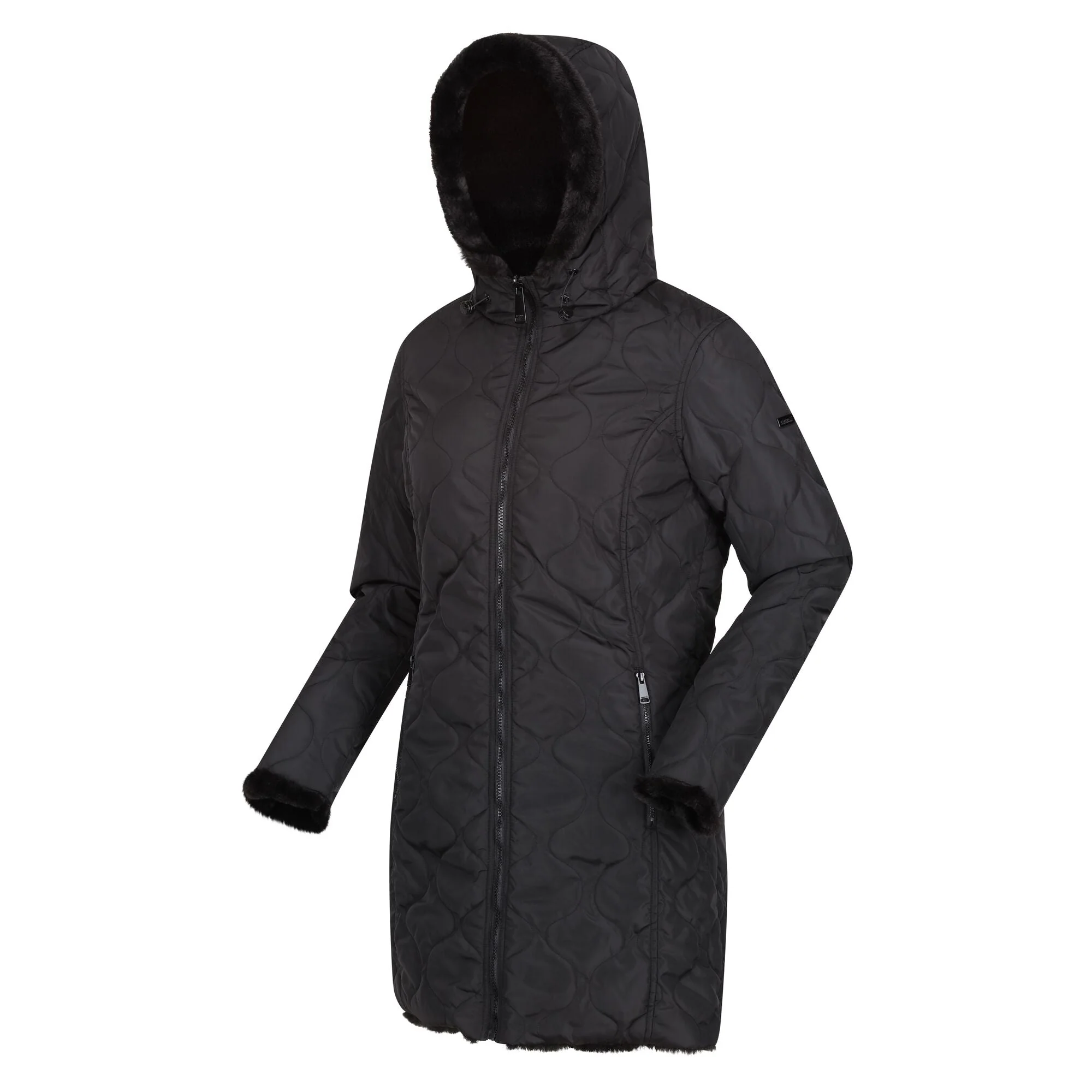 Regatta Women's Caileigh Reversible Parka Jacket - Black - Image 9