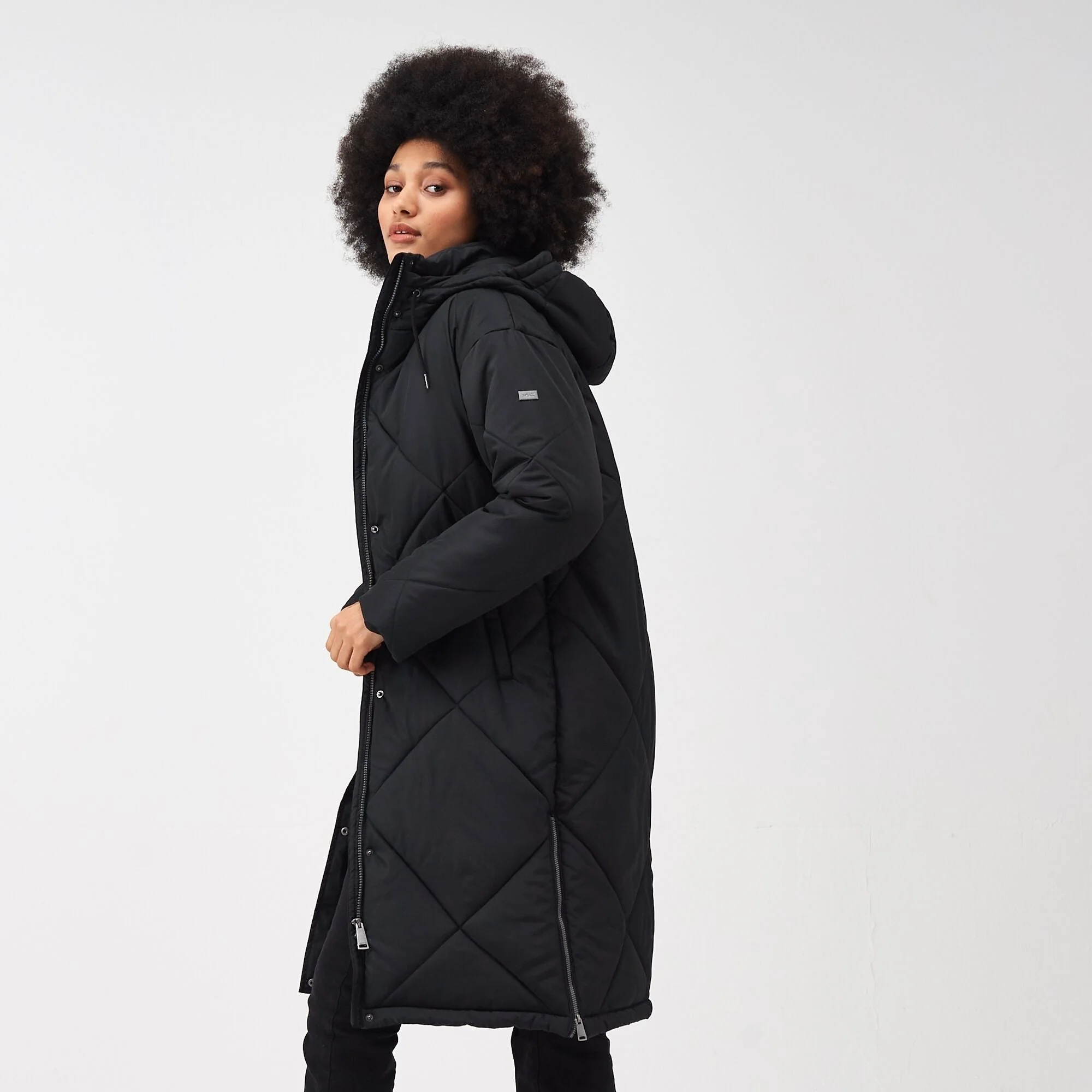 Regatta Women's Cambrie Quilted Jacket Black - Image 2
