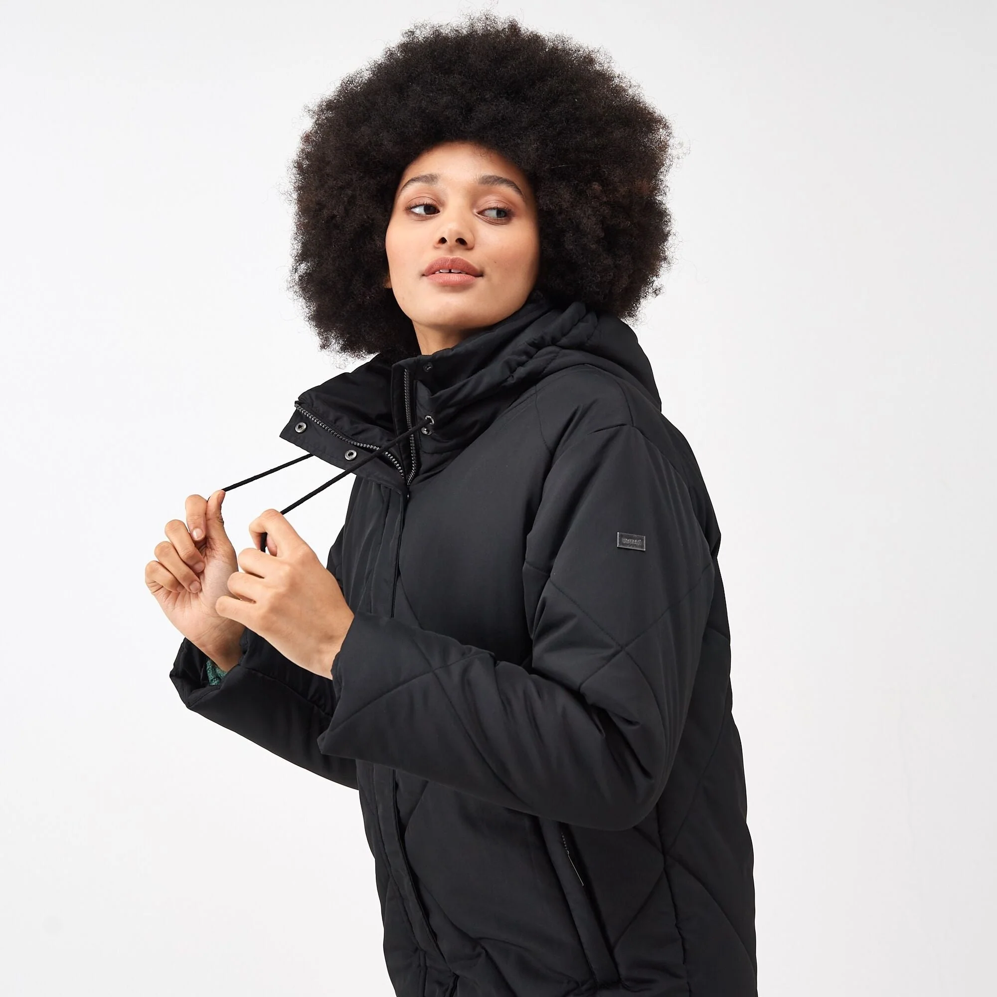 Regatta Women's Cambrie Quilted Jacket Black - Image 4