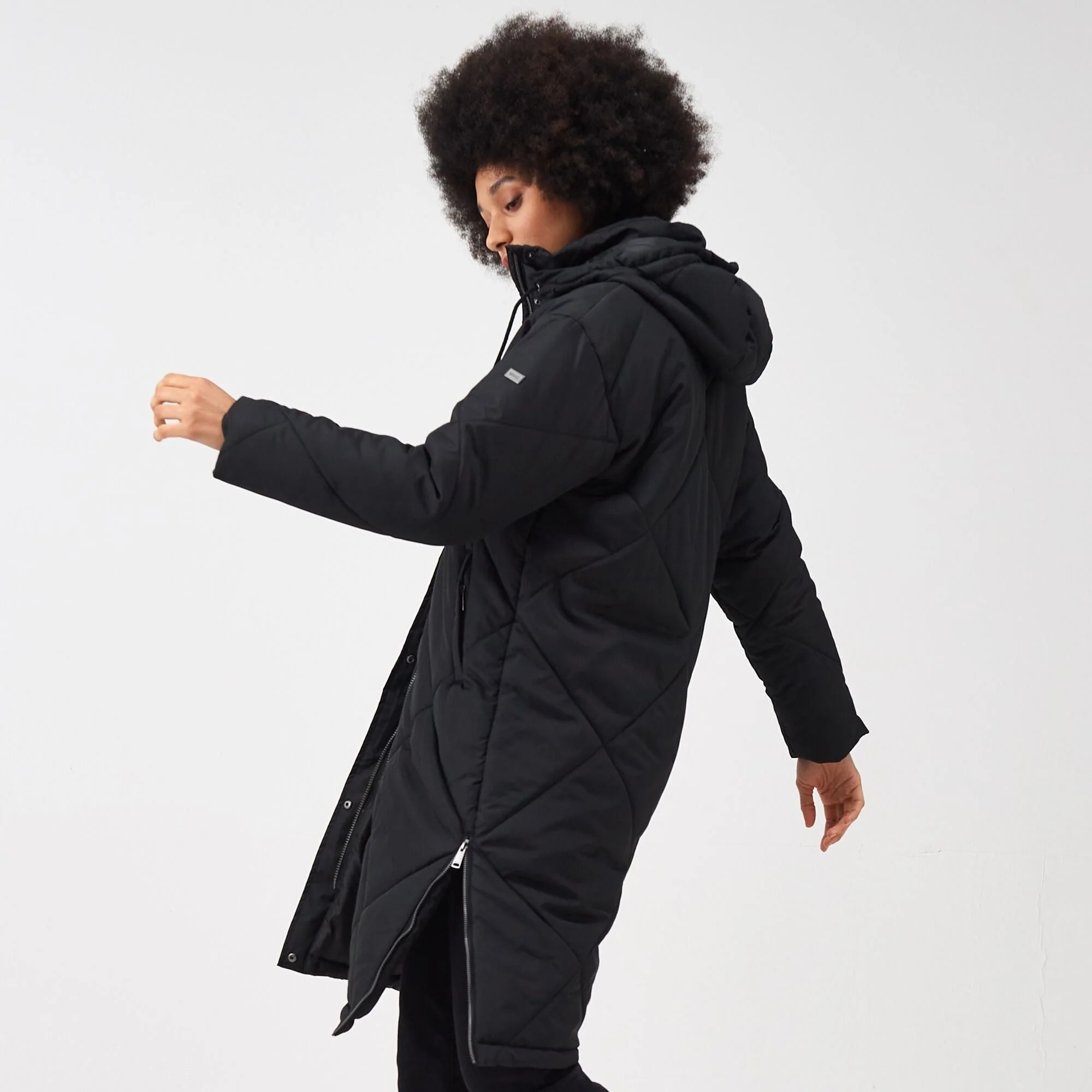 Regatta Women's Cambrie Quilted Jacket Black - Image 5