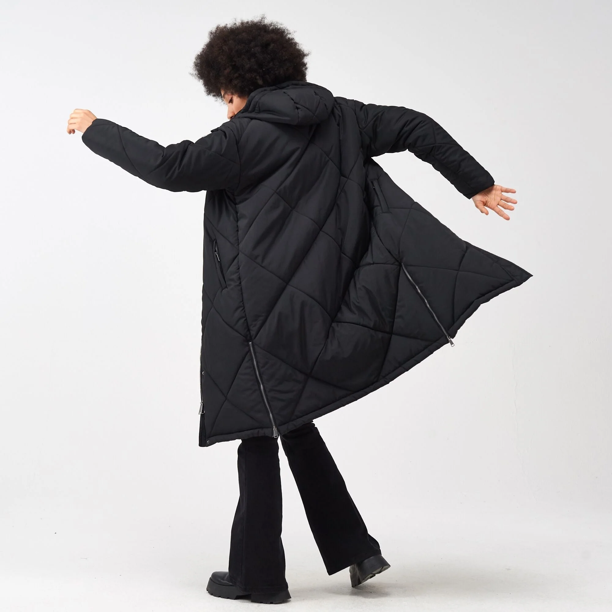 Regatta Women's Cambrie Quilted Jacket Black - Image 6