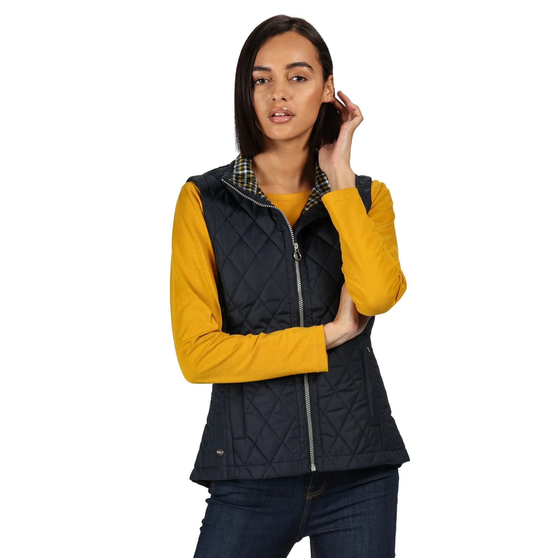 Regatta Womens Charna Insulated Diamond Quilted Bodywarmer Vented Gilet - Image 3