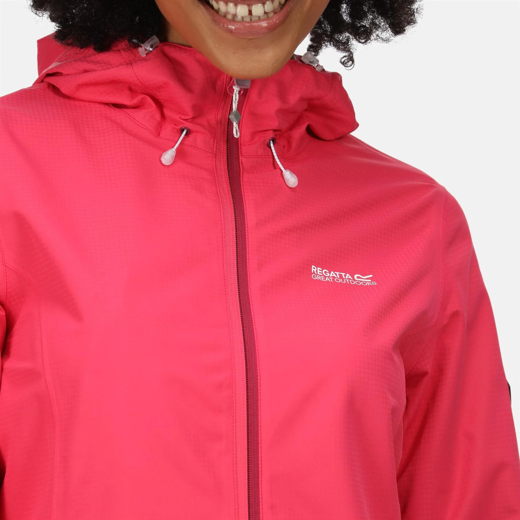Regatta Womens Hamara III Lightweight Hooded Waterproof Jacket - Image 12