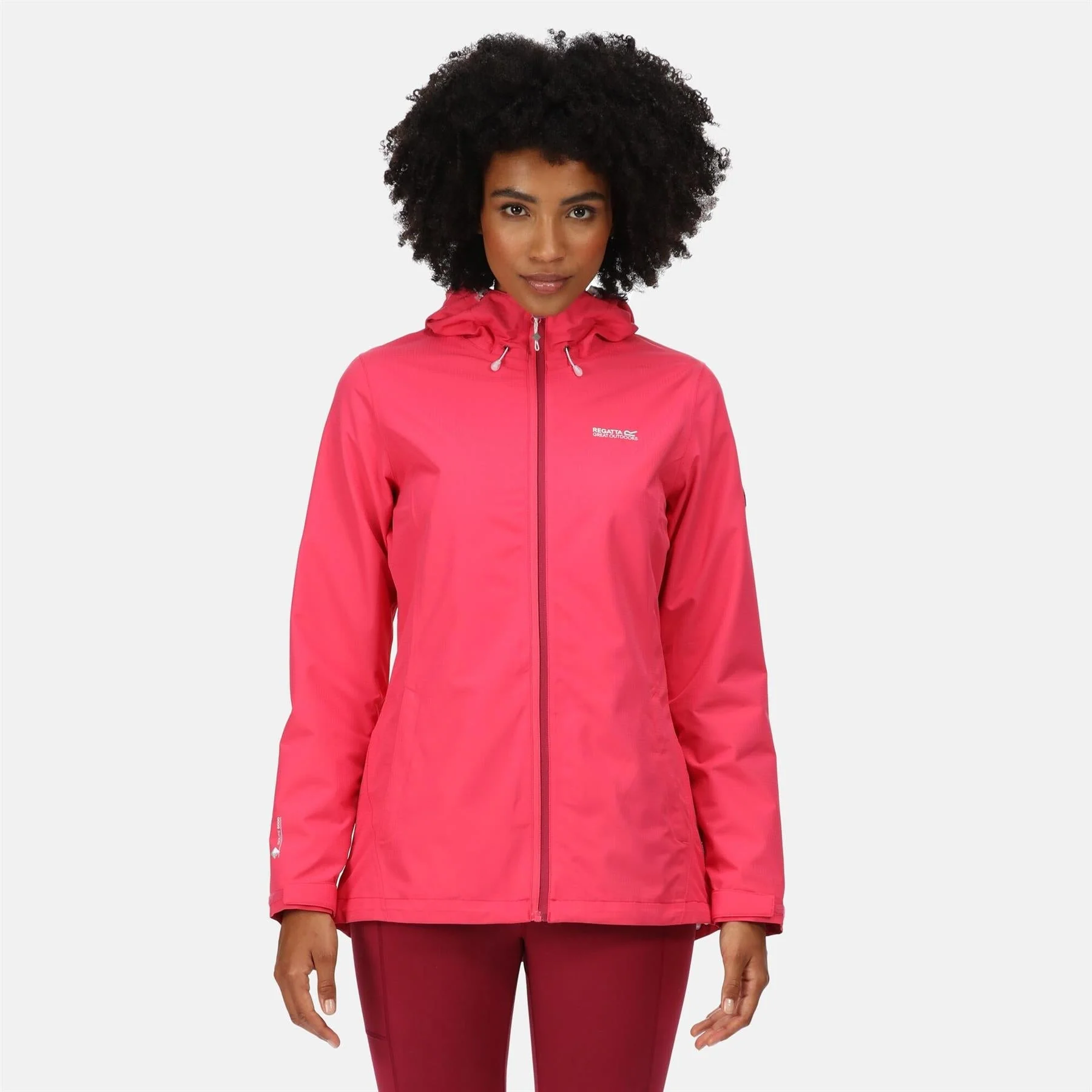 Regatta Womens Hamara III Lightweight Hooded Waterproof Jacket - Image 3