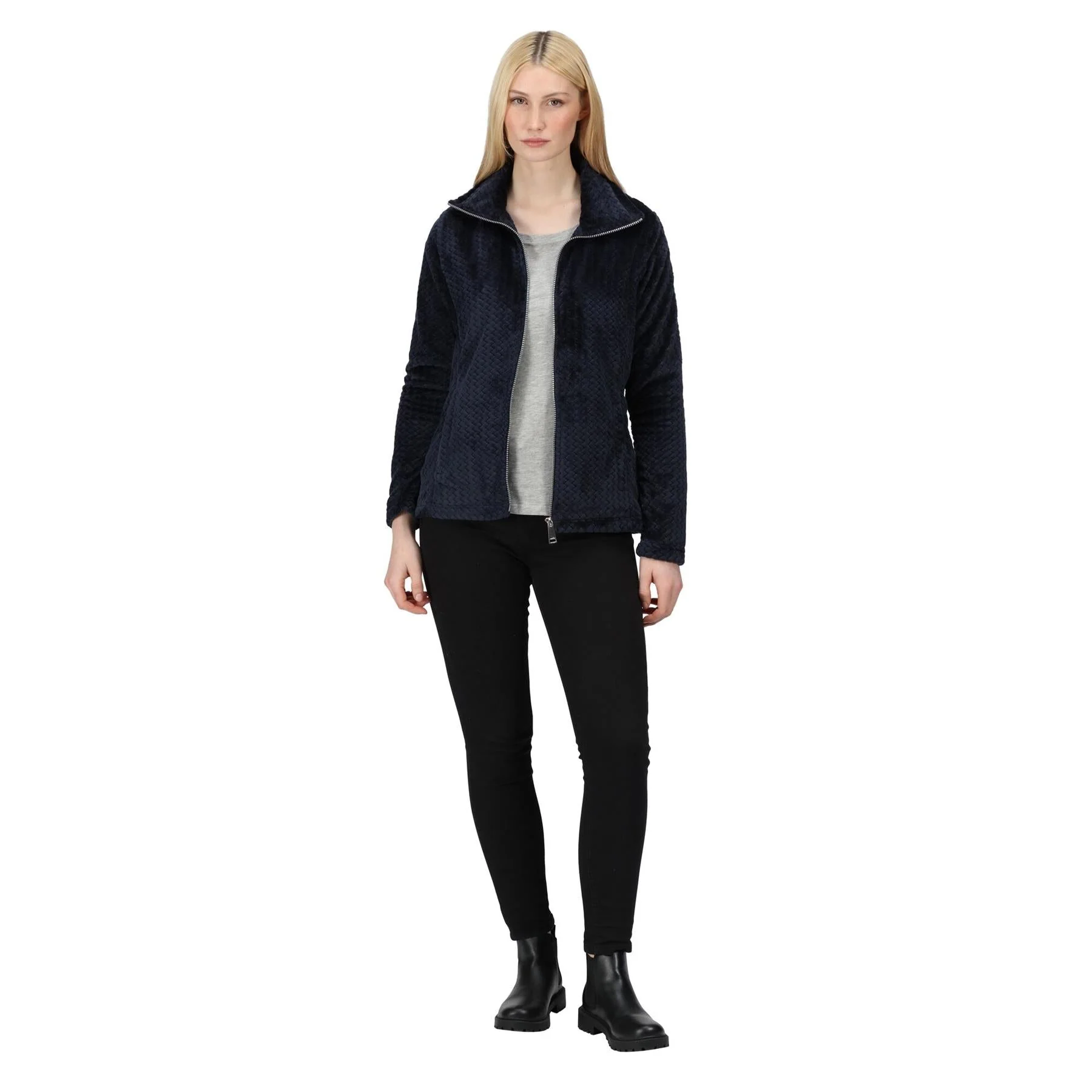 Regatta Womens Heloise Mock Neck Full Zip Fleece Jacket Coat - Image 15