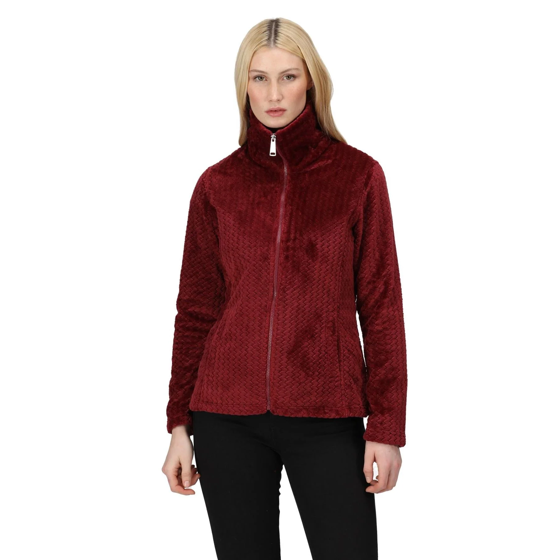 Regatta Womens Heloise Mock Neck Full Zip Fleece Jacket Coat - Image 3