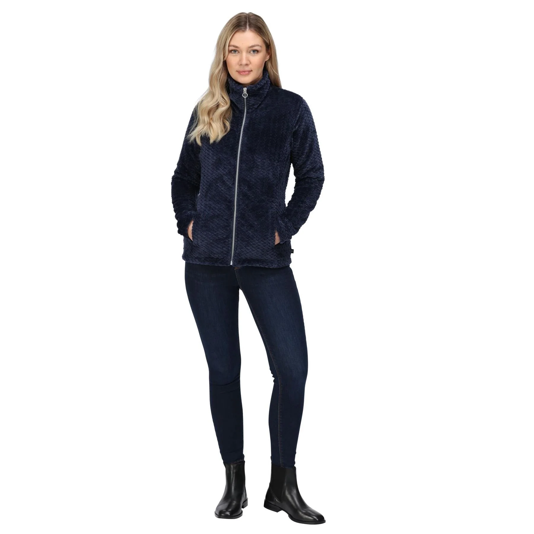 Regatta Womens Heloise Mock Neck Full Zip Fleece Jacket Coat - Image 36