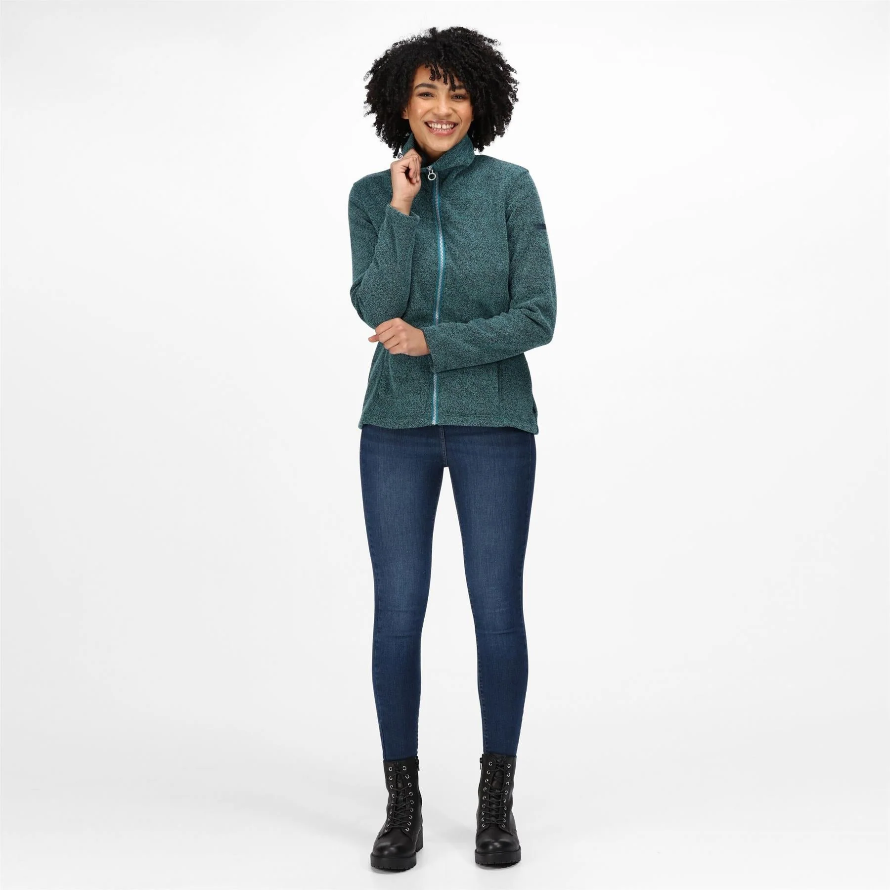 Regatta Womens Heloise Mock Neck Full Zip Fleece Jacket Coat - Image 41